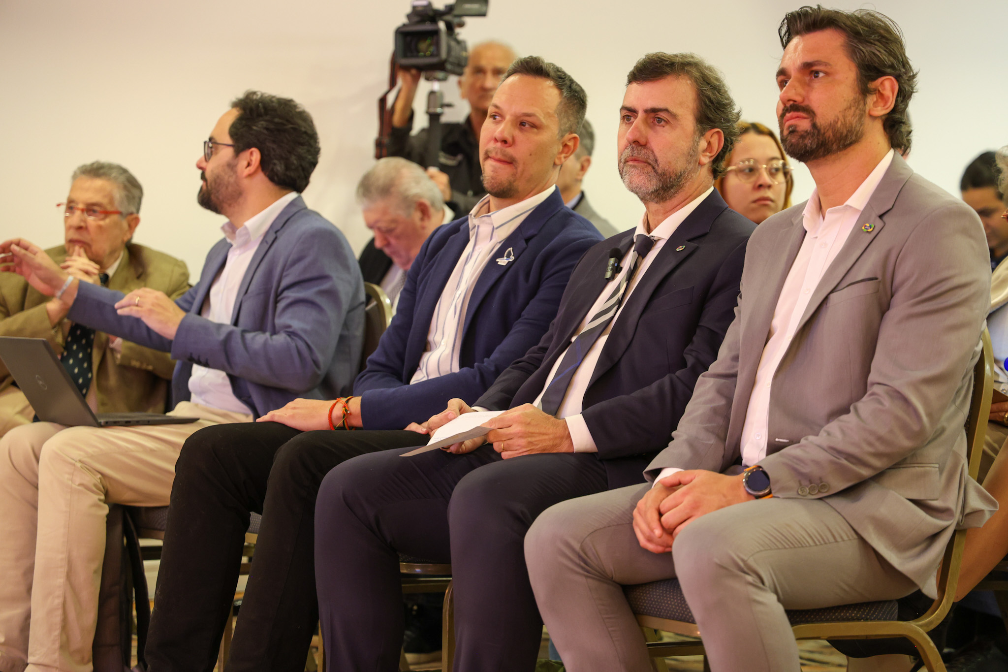 Bruno Reis, Marcelo Freixo e Fábio Montanheiro, da Embratur Bruno Reis, Marcelo Freixo e Fábio Montanheiro, da Embratur