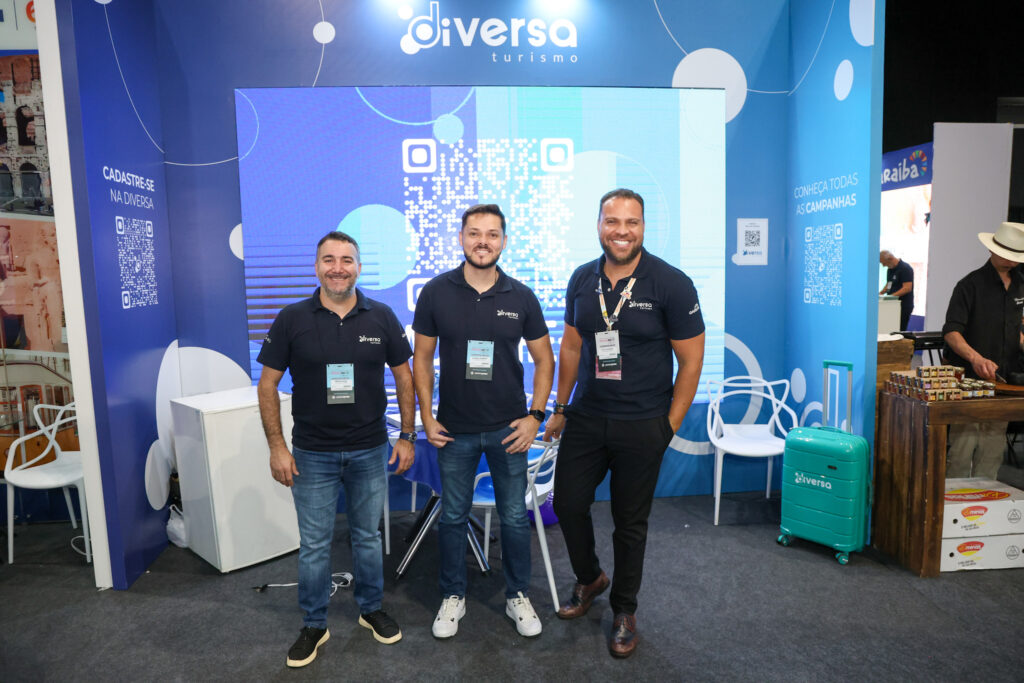 Bruno Sousa, Ricardo Andrade e Filipe Lorandes, da Diversa Turismo