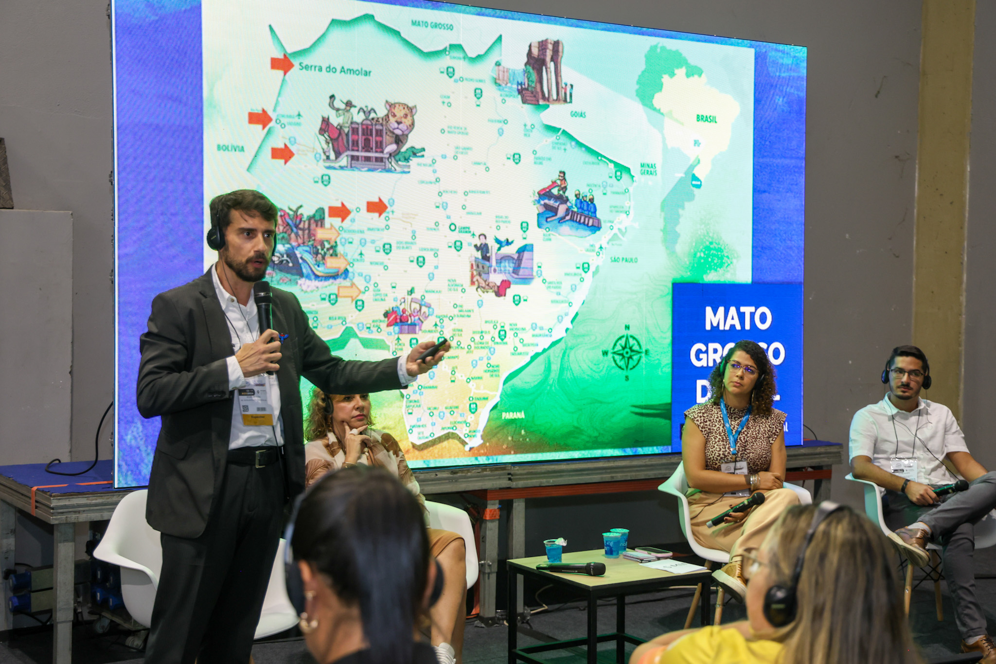 Bruno Wendling, da Fundtur durante Salão do Turismo
