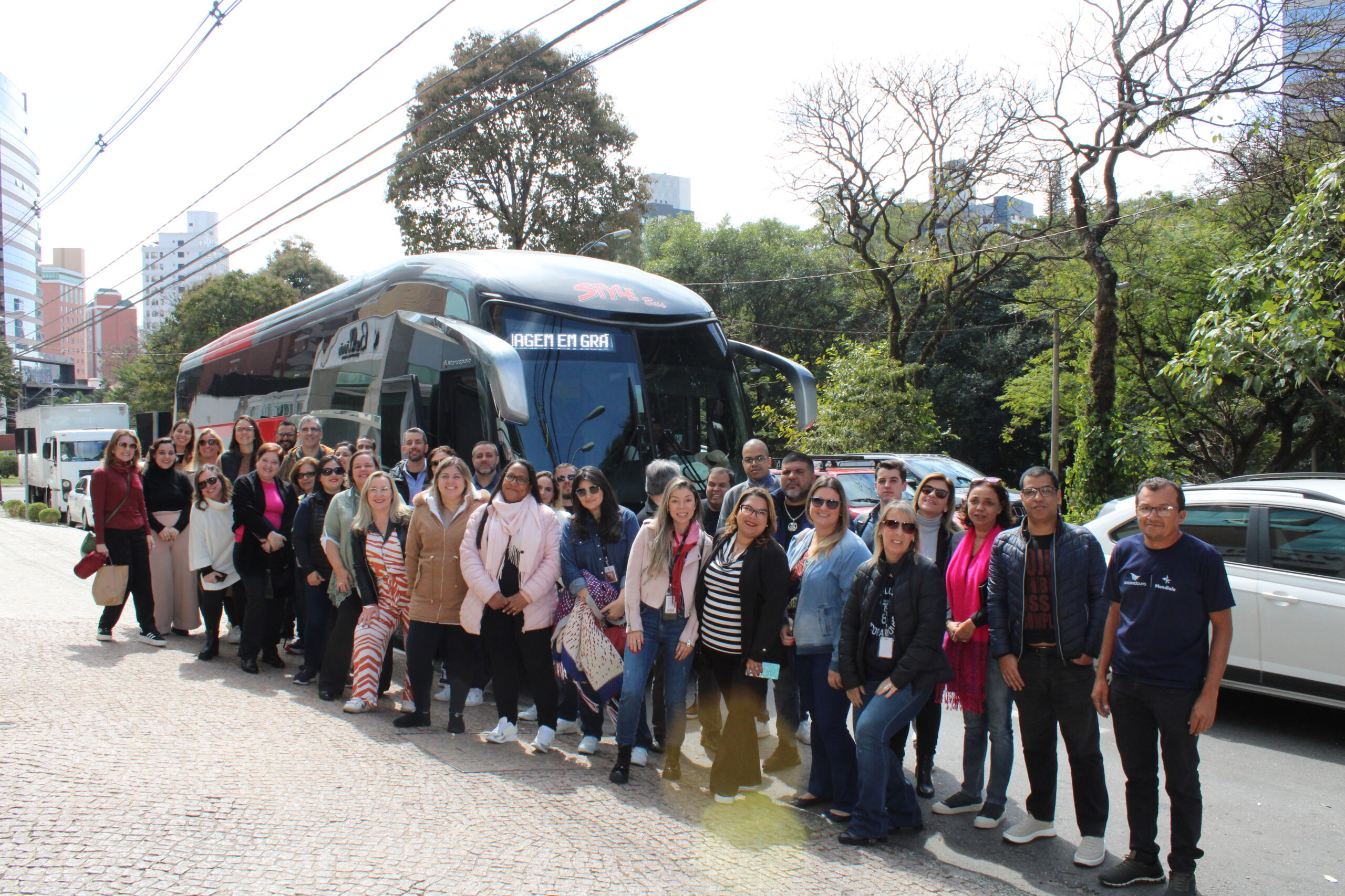 Caravana da baixada santista e capital chegaram no evento na manhã desta quarta-feira (14)