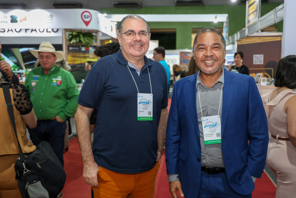 Carlos Dias, da Orion e Cláudio Jr., da BTM