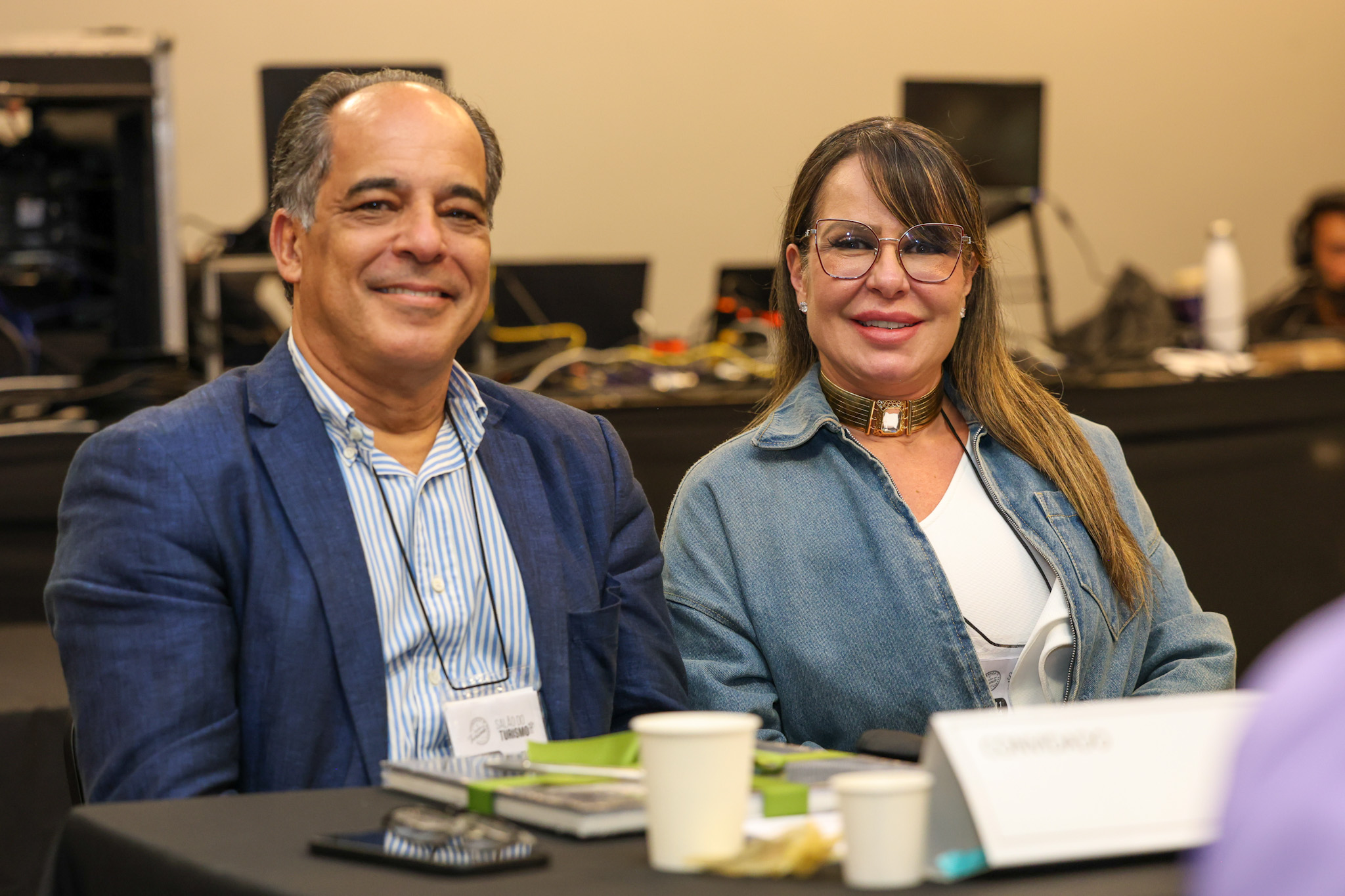 Carlos Henrique Sobral, do MTur e Cristiane Leal Sampaio, da Secretaria Nacional de Políticas e Turismo do MTur Carlos Henrique Sobral, do MTur e Cristiane Leal Sampaio, da Secretaria Nacional de Políticas e Turismo do MTur