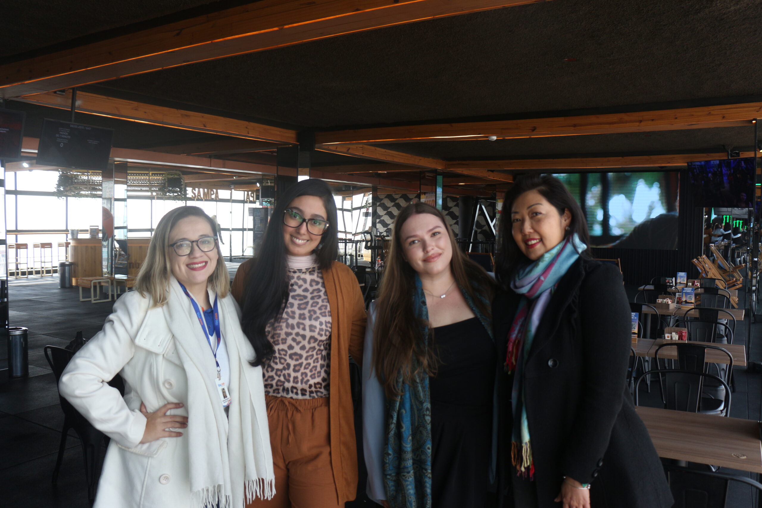 Caroline Bergoce, Ana Sevilha, Victória Germano e Claudia Amano, da TBO Viagens Caroline Bergoce, Ana Sevilha, Victória Germano e Claudia Amano, da TBO Viagens