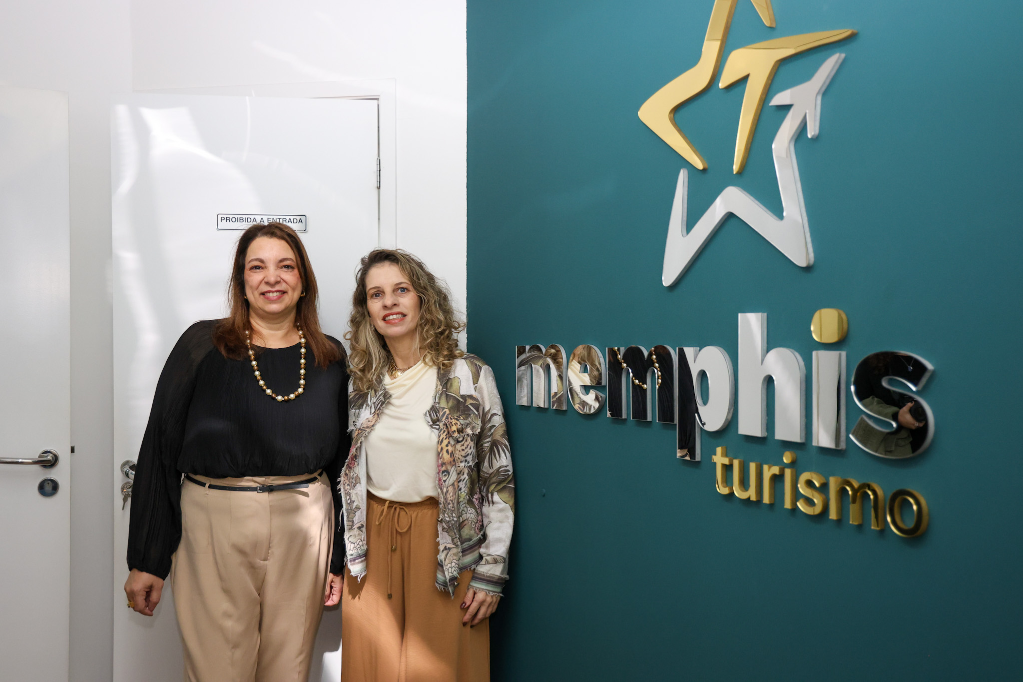 Claudia Modesto, da Memphis Turismo e Claudia Trabali, da Abav-SP Aviesp