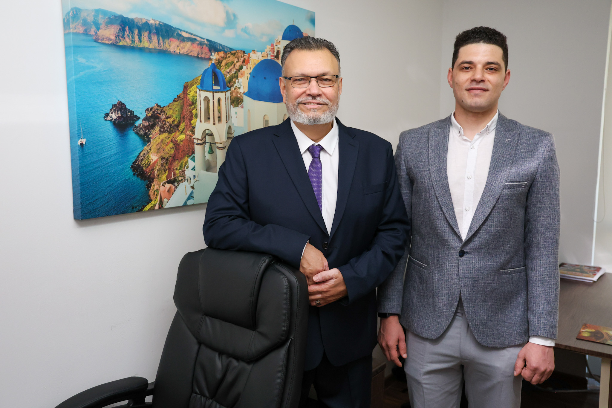 Cláudio Modesto e Ahmed Abdullah, da Memphis Turismo