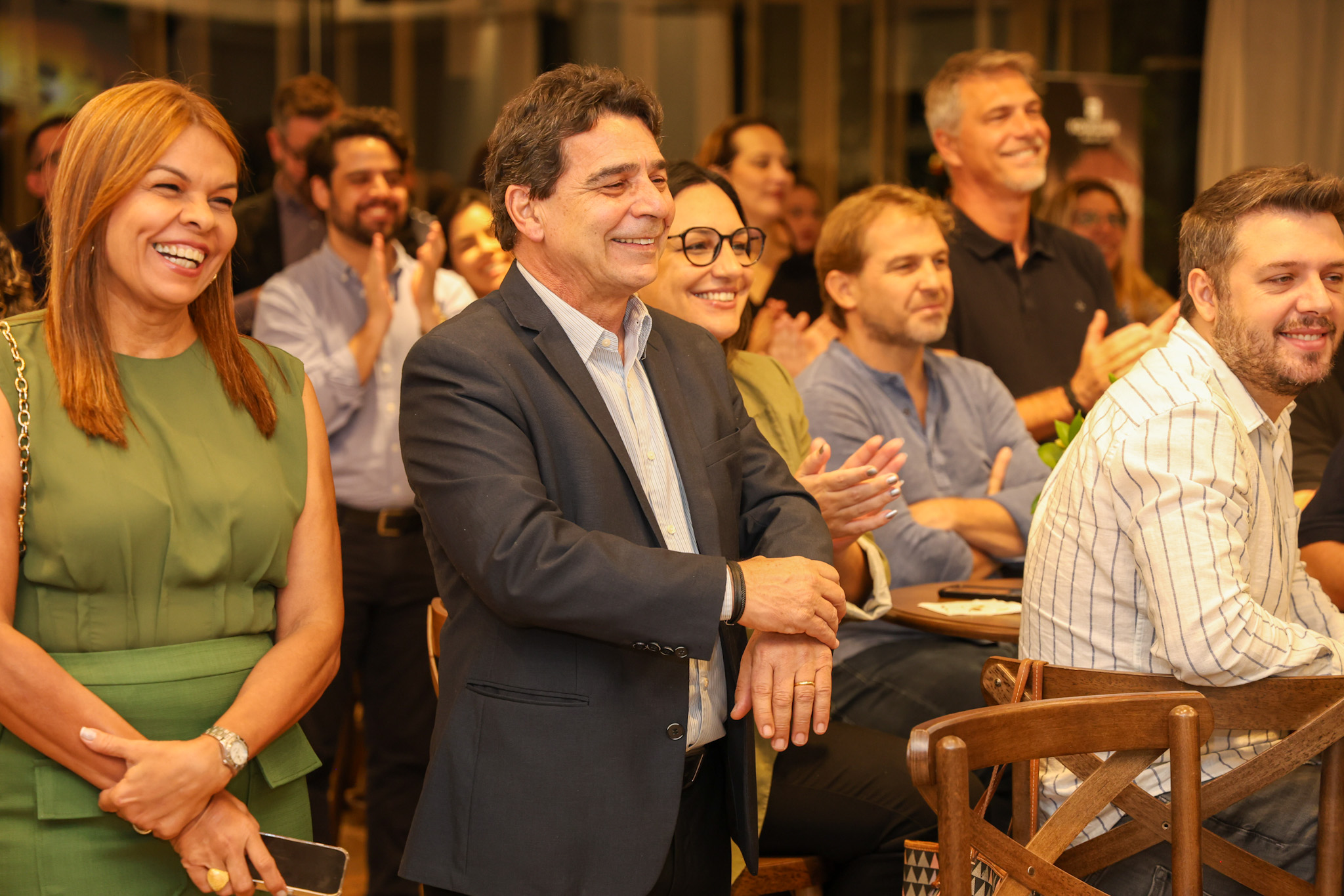 Convidados durante evento da NCL