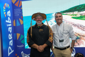 Cumpade João e Ferdinando de Lucena, da PBTUR na Travel Next Minas (Eric Ribeiro/M&E)