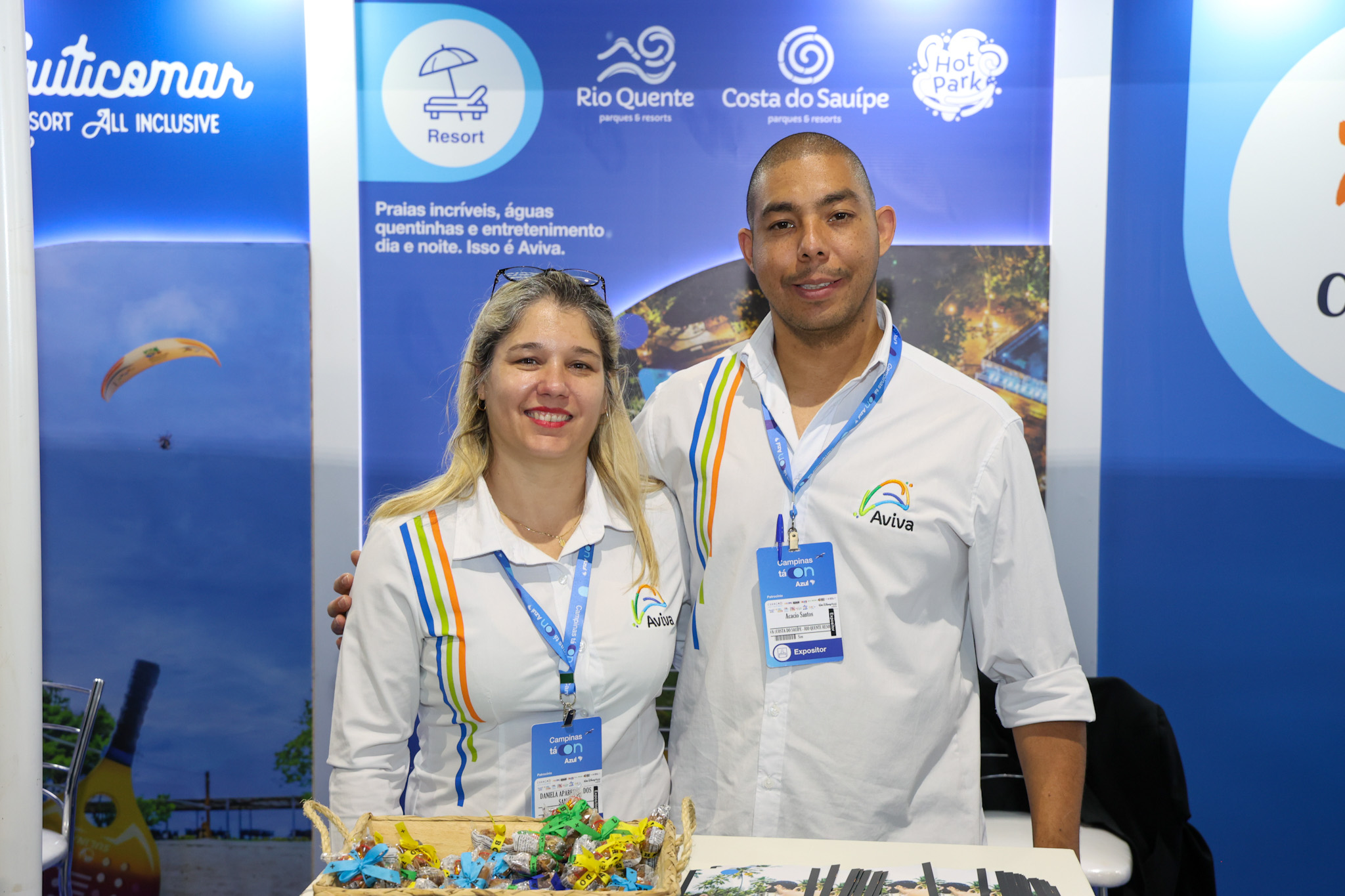 Daniela Aparecida e Acácio Santos, da Aviva Daniela Aparecida e Acácio Santos, da Aviva