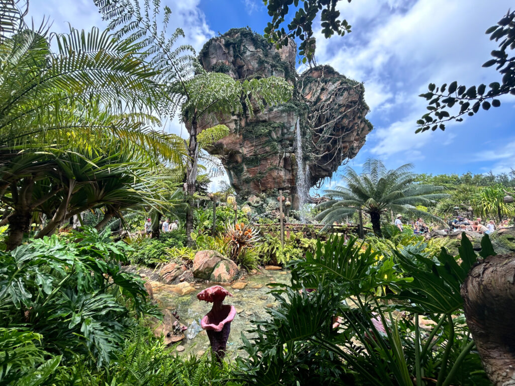 Elementos complexos do mundo de avatar também foram reproduzidos no parque