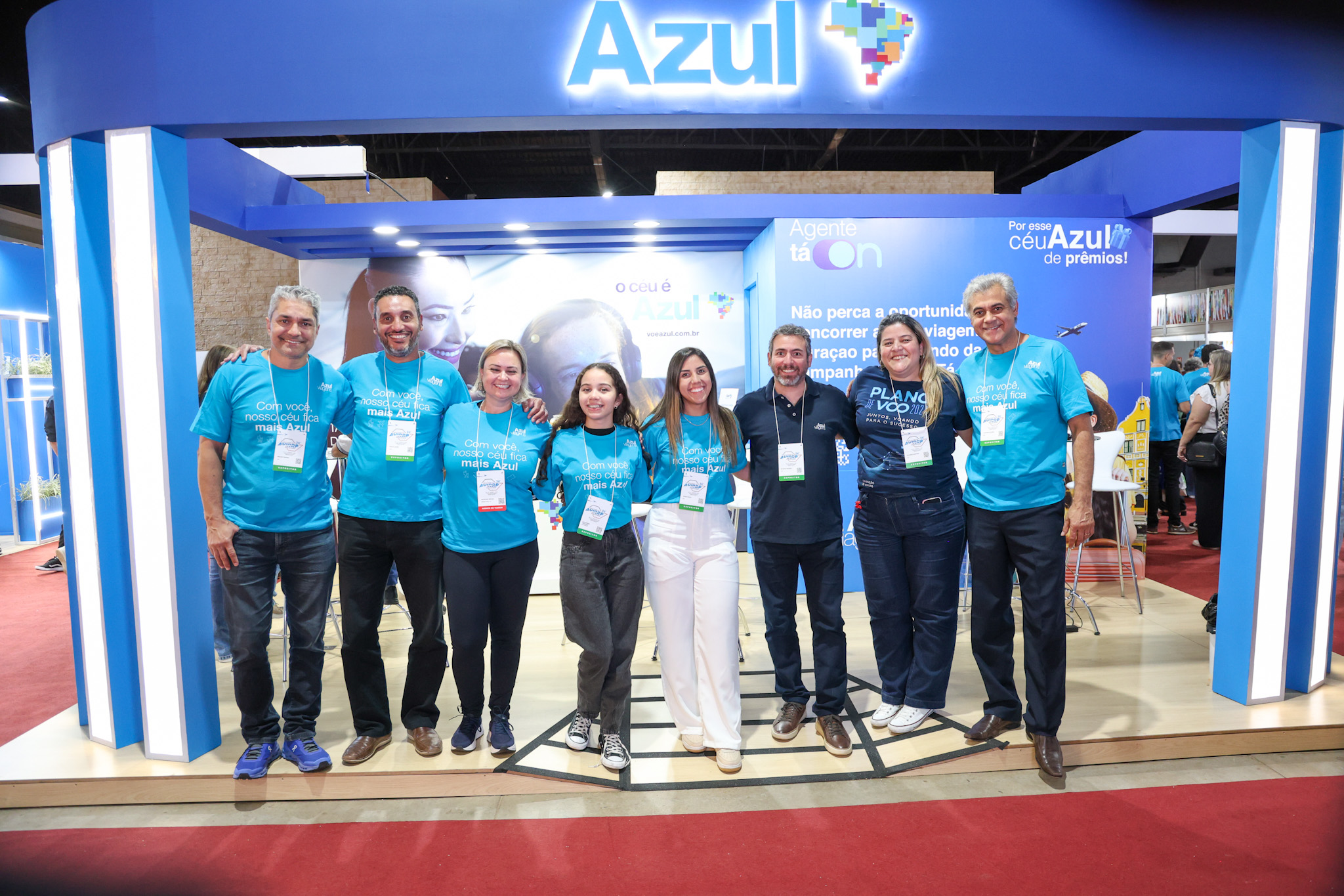 Equipe da Azul Linhas Aéreas e Azul Viagens