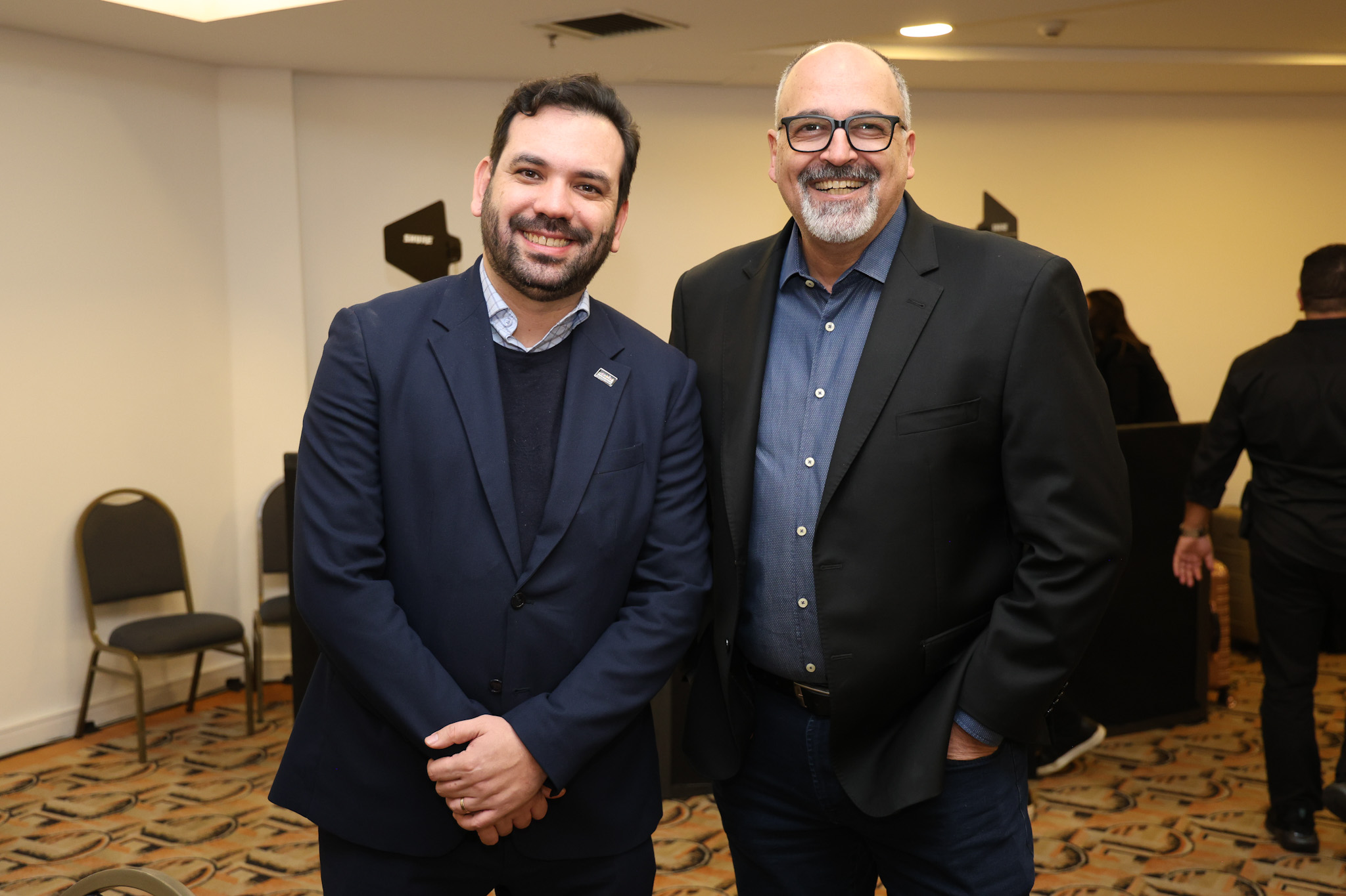 Fabio Zelenski, do Visite São Paulo e Sérgio Gouvea, da Promo Fabio Zelenski, do Visite São Paulo e Sérgio Gouvea, da Promo