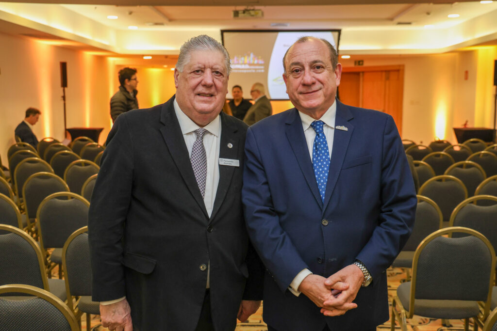 Fernando Guinato, diretor geral do WTC Hotel e Visite São Paulo e Toni Sando