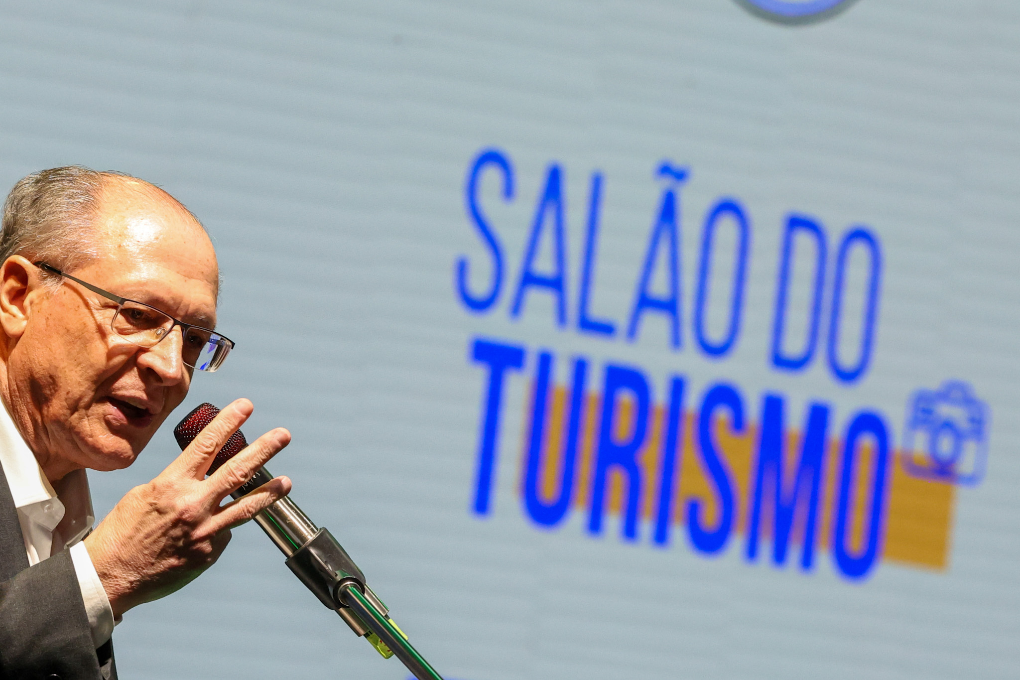 Geraldo Alckmin falou sobre cassinos e vistos na abertura do Salão do Turismo Geraldo Alckmin falou sobre cassinos e vistos na abertura do Salão do Turismo