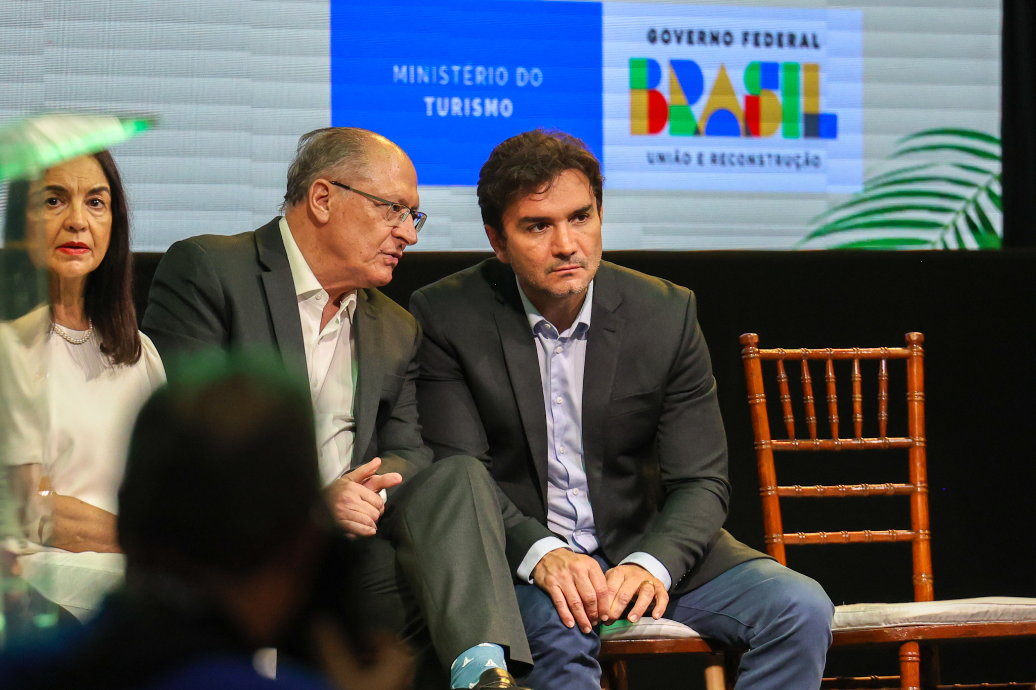 Geraldo Alckmin, vice-presidente do Brasil, com Celso Sabino, ministro do Turismo Geraldo Alckmin, vice-presidente do Brasil, com Celso Sabino, ministro do Turismo