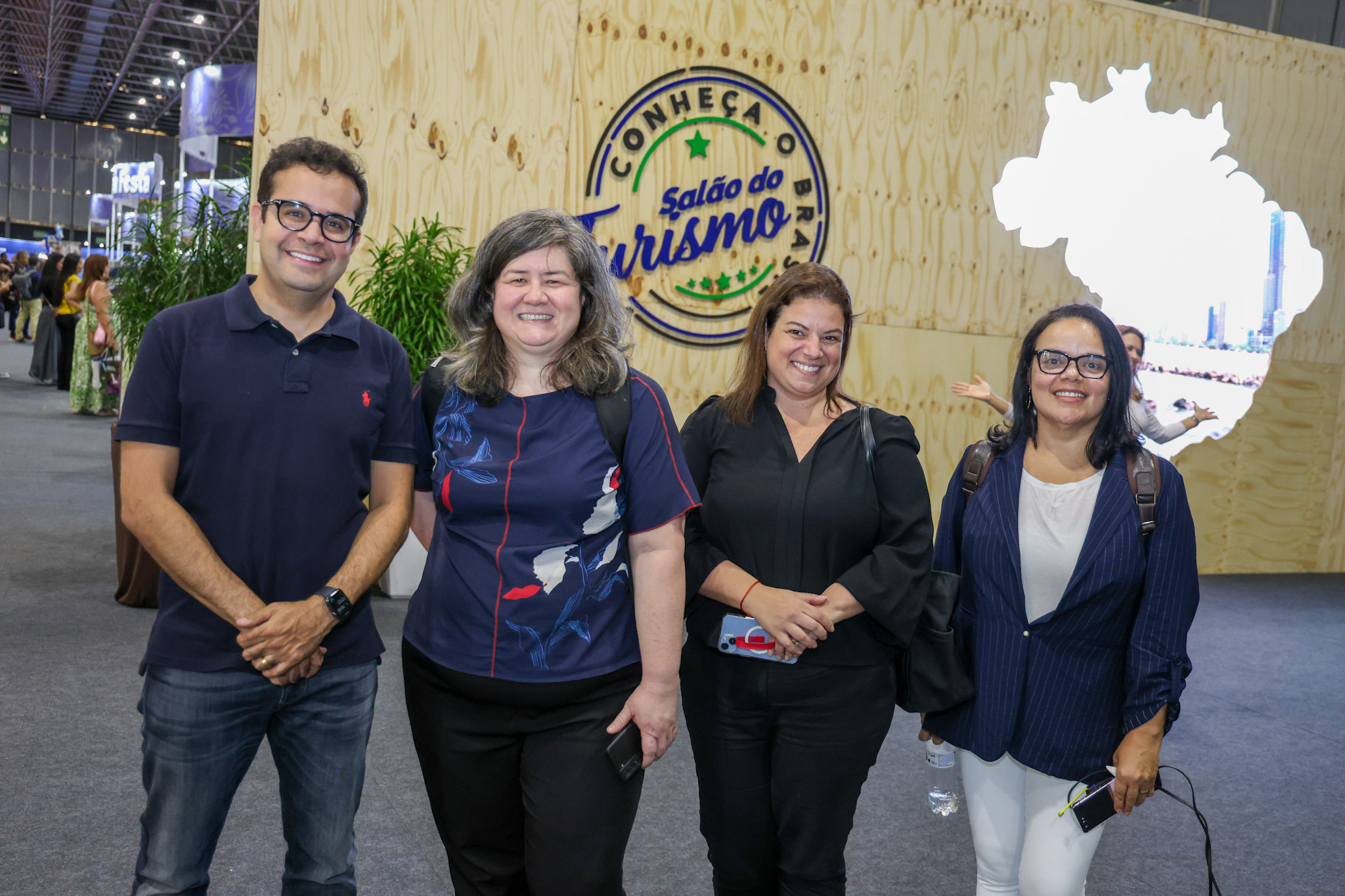 Gustavo Lopes, Jerusa Hara, Priscila Perasolo e Adriana Fitipald, da Abav Nacional Gustavo Lopes, Jerusa Hara, Priscila Perasolo e Adriana Fitipald, da Abav Nacional