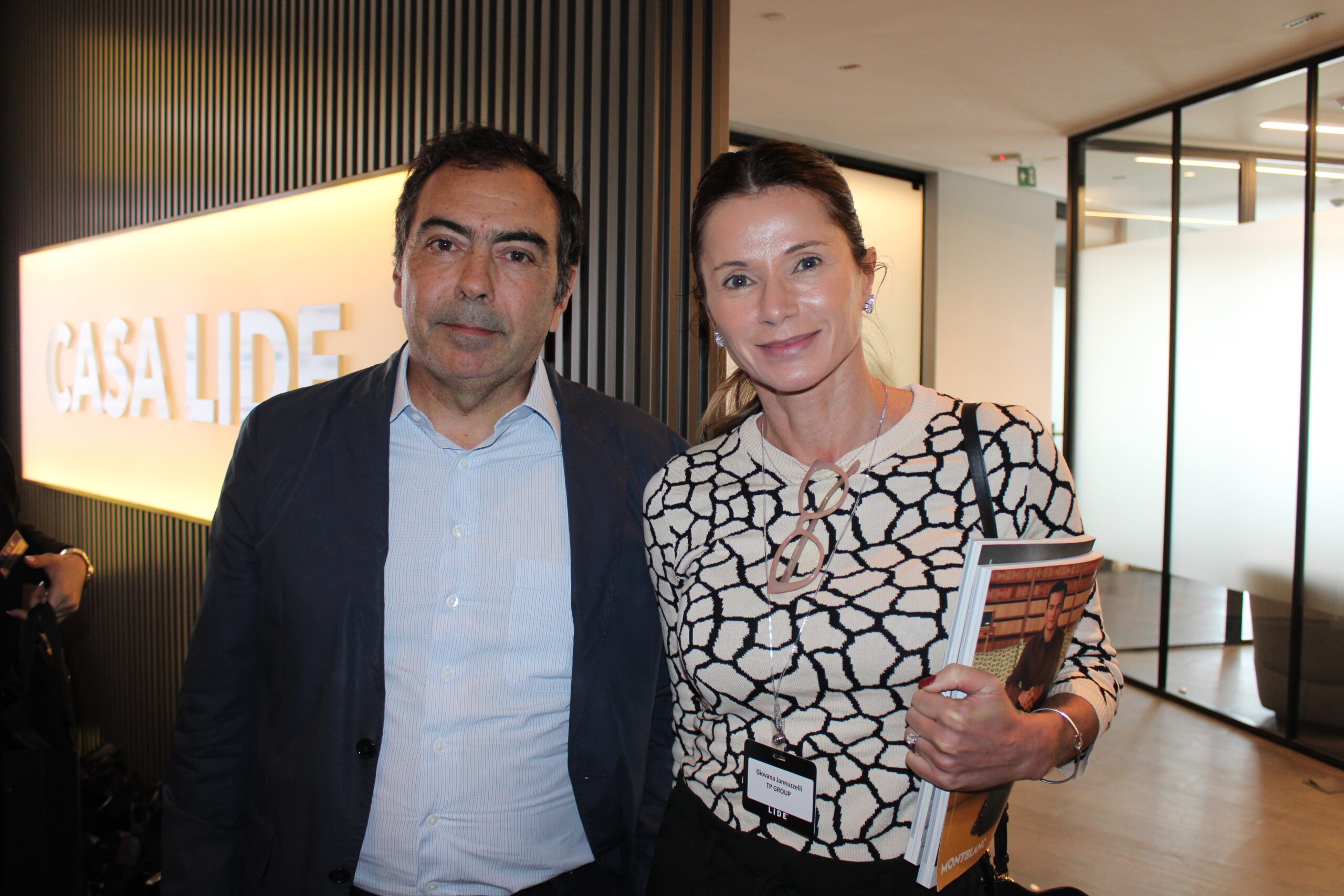 Tomas Perez e Giovanna Jannuzzelli, do TP Group Tomas Perez e Giovanna Jannuzzelli, do TP Group