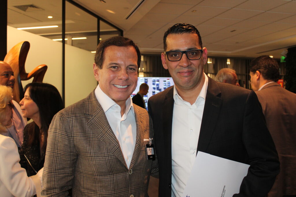 João Doria e Siderley Santos, da Abracorp