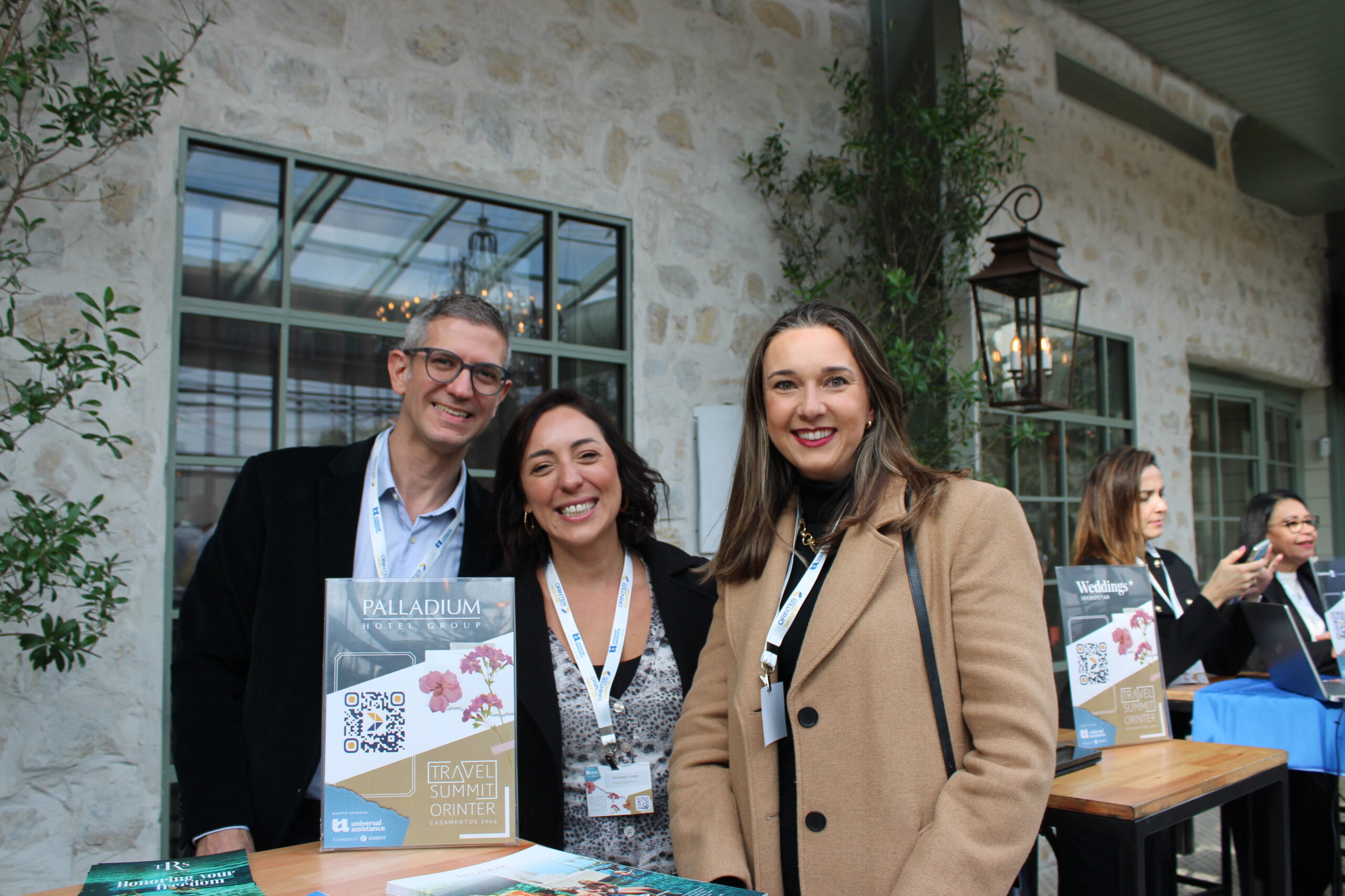 Luiz Fernando Rocha, do Palladium Hotel Group, Fernanda Caleja, da Iberostar, e Telma Oliveira, do I Believe in Magic Luiz Fernando Rocha, do Palladium Hotel Group, Fernanda Caleja, da Iberostar, e Telma Oliveira, do I Believe in Magic