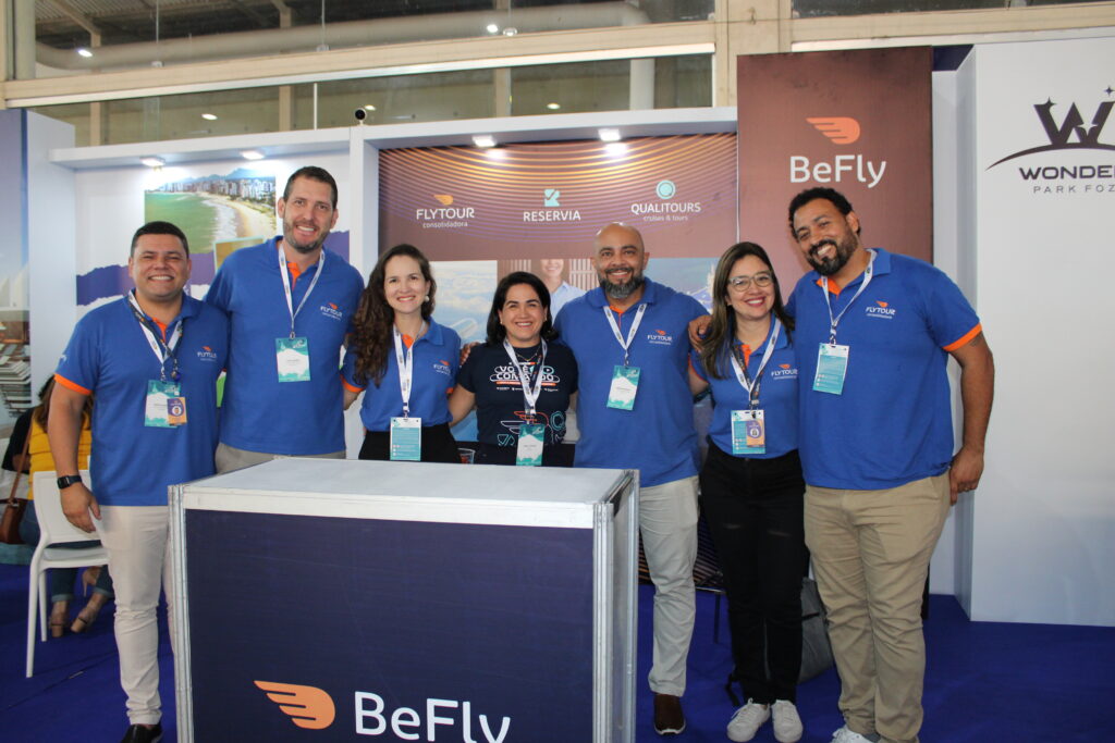 Equipe da BeFly, durante Festur Alagoas