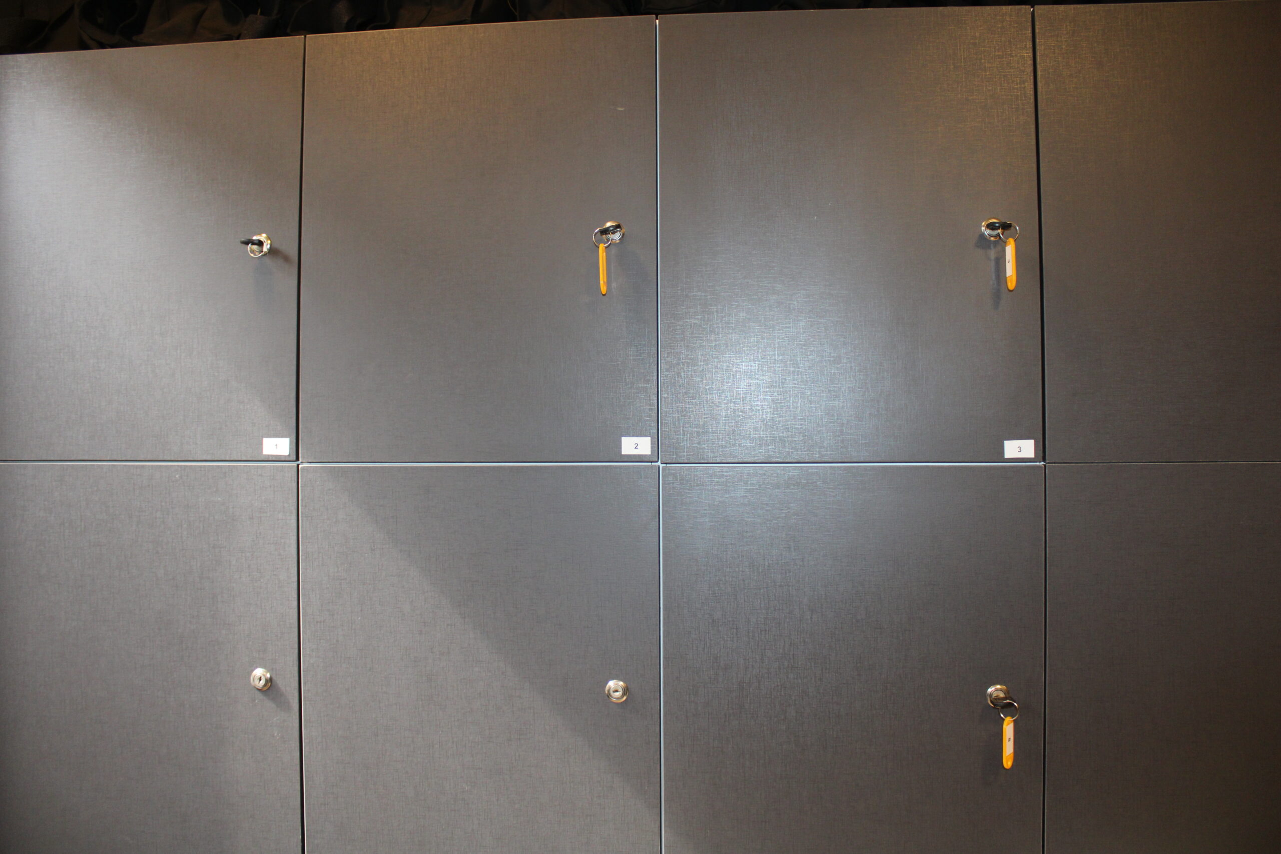 O espaço conta ainda com lockers O espaço conta ainda com lockers