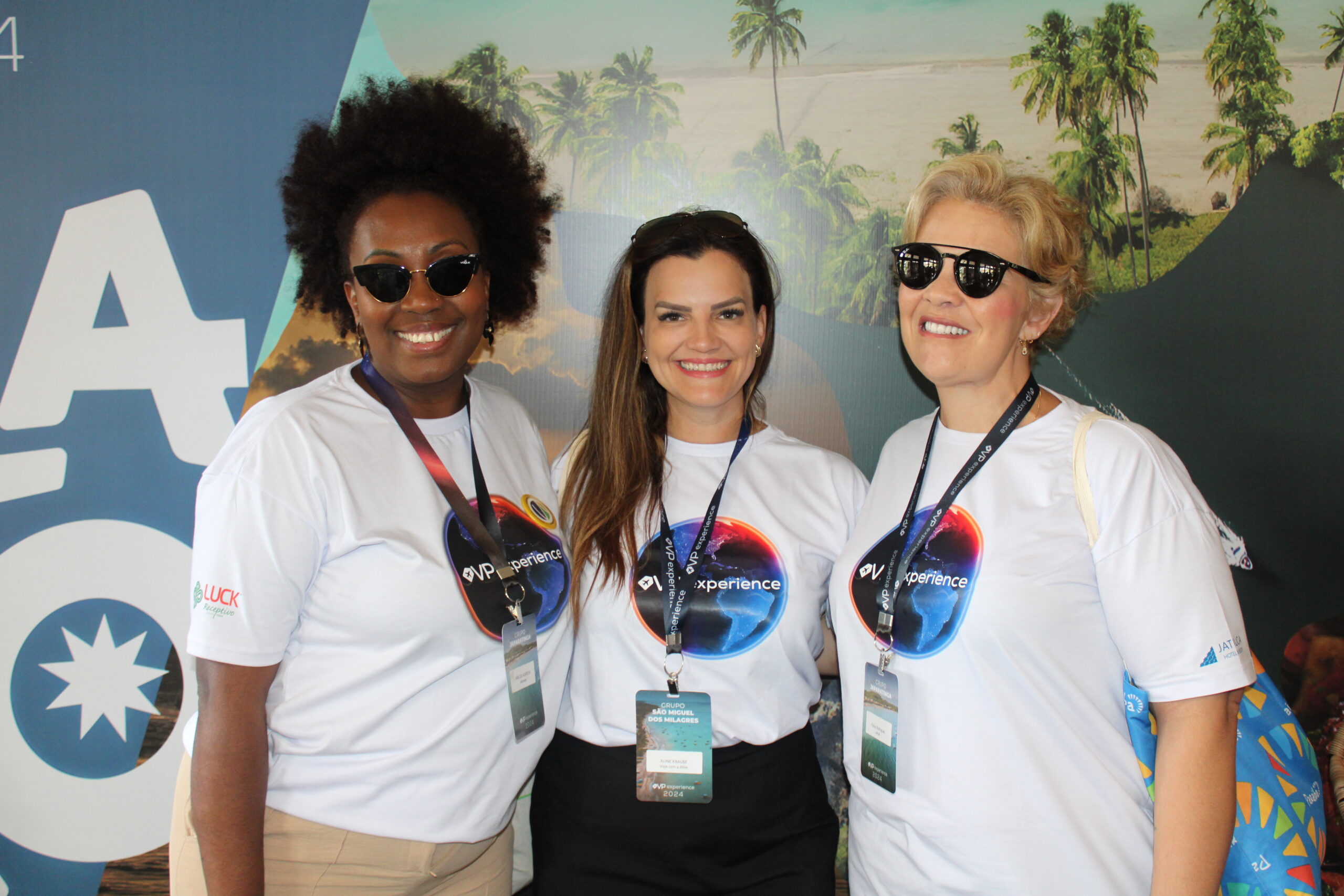 Iara de Almeida, da Viktravel, Aline Krause, da Viaje com a Aline e Flavia Rodrigues, da APMP Iara de Almeida, da Viktravel, Aline Krause, da Viaje com a Aline e Flavia Rodrigues, da APMP