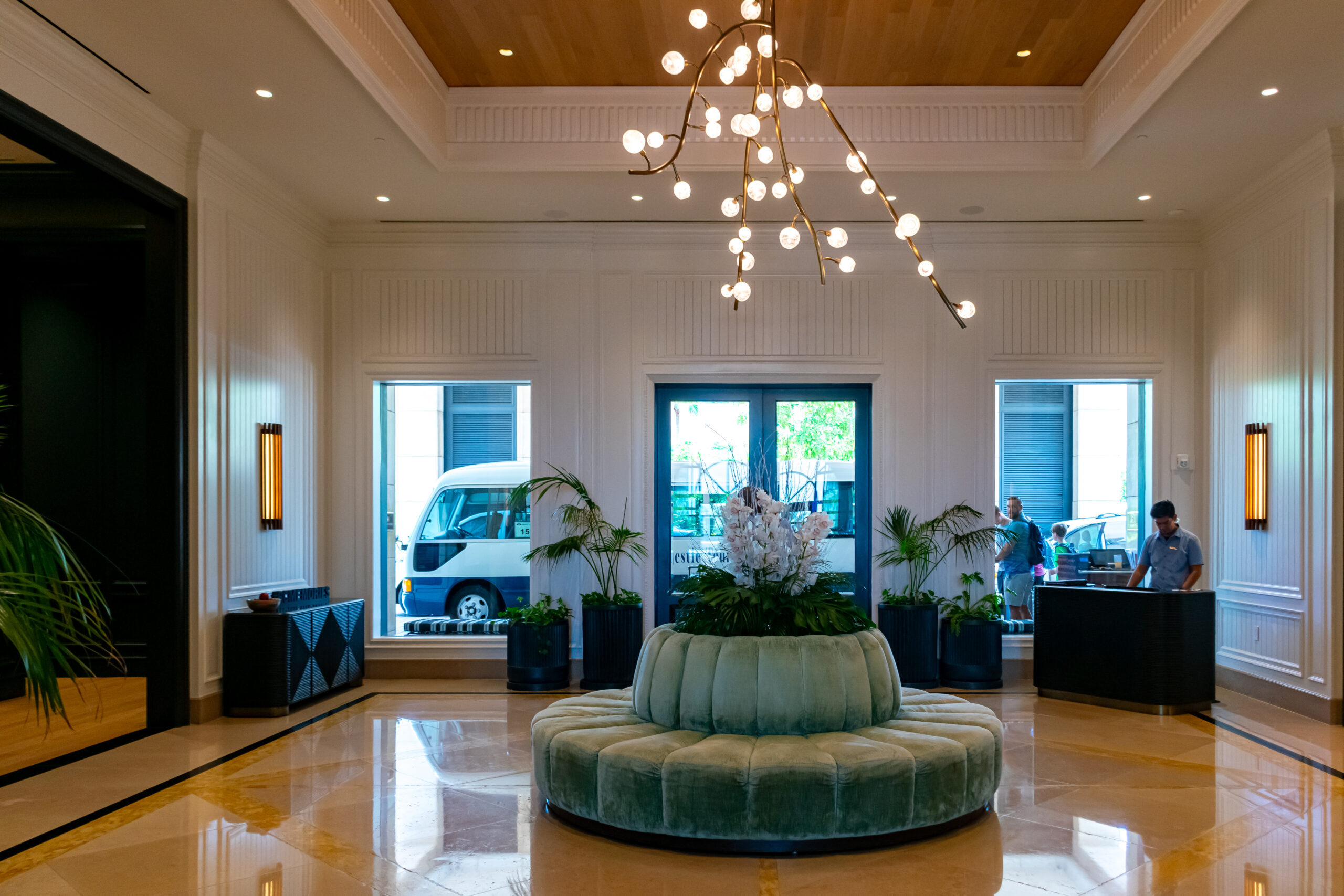 Lobby do The Ritz-Carlton, Grand Cayman Lobby do The Ritz-Carlton, Grand Cayman