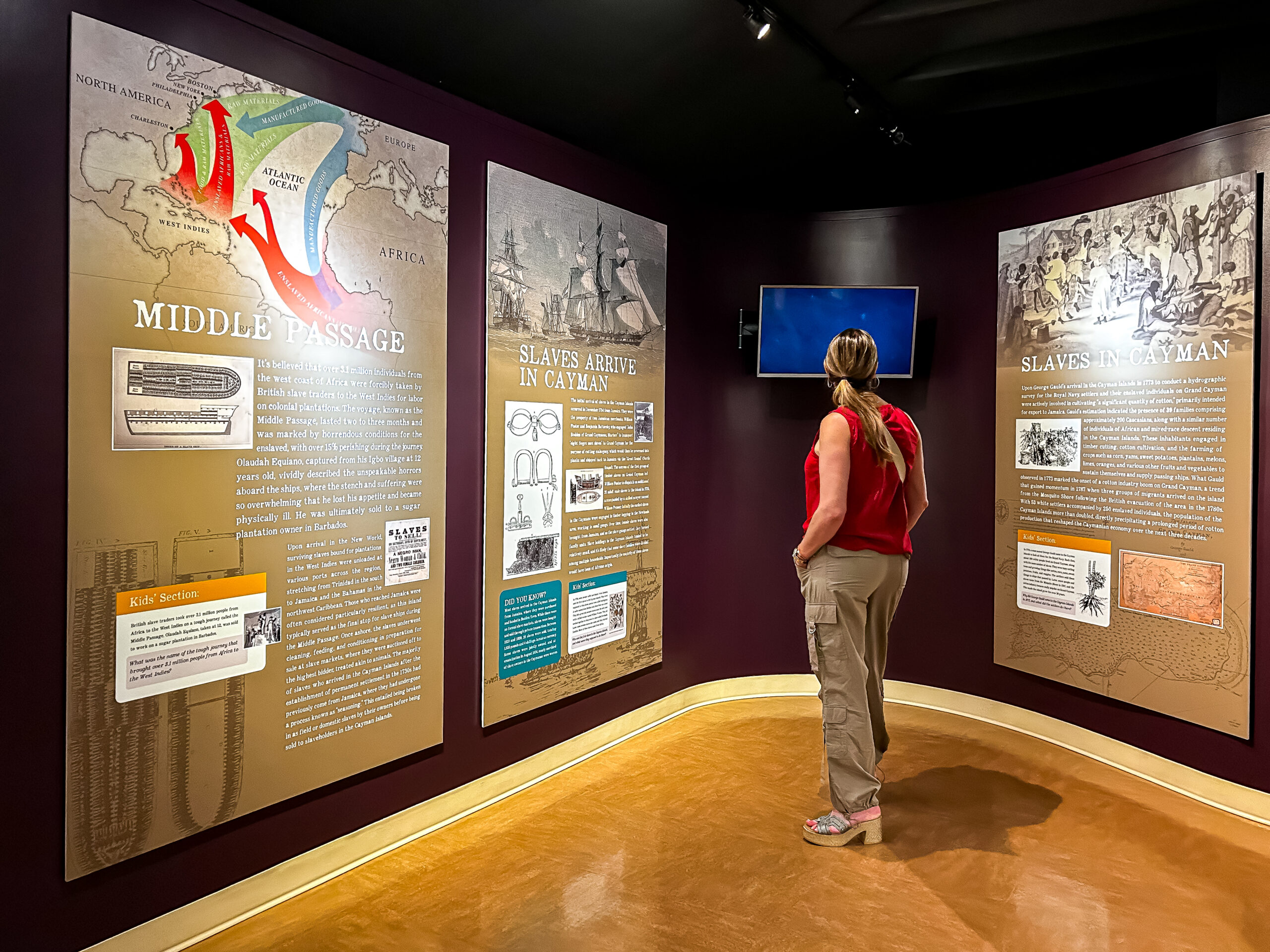 Um panorama sobre a história da escravidão também está retratada no museu Um panorama sobre a história da escravidão também está retratada no museu