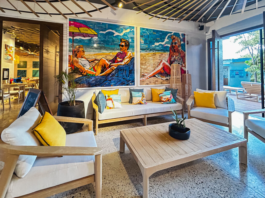 Lobby do hotel Vida