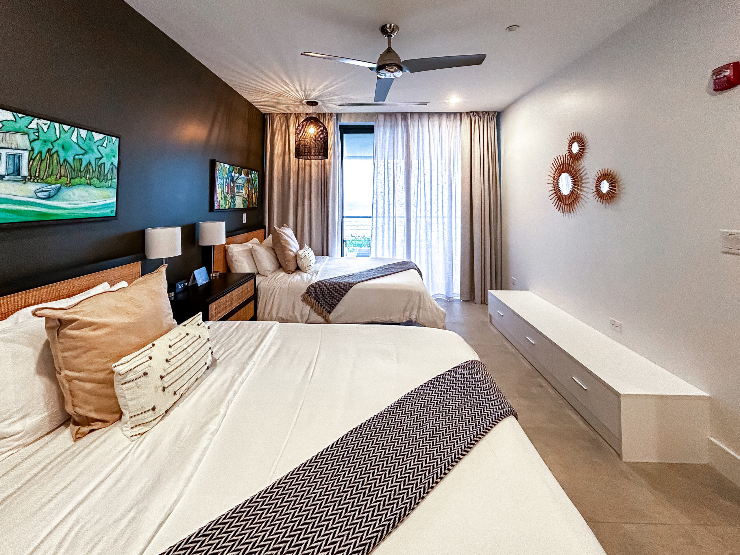 Quarto duplo da suíte do hotel Vida Quarto duplo da suíte do hotel Vida