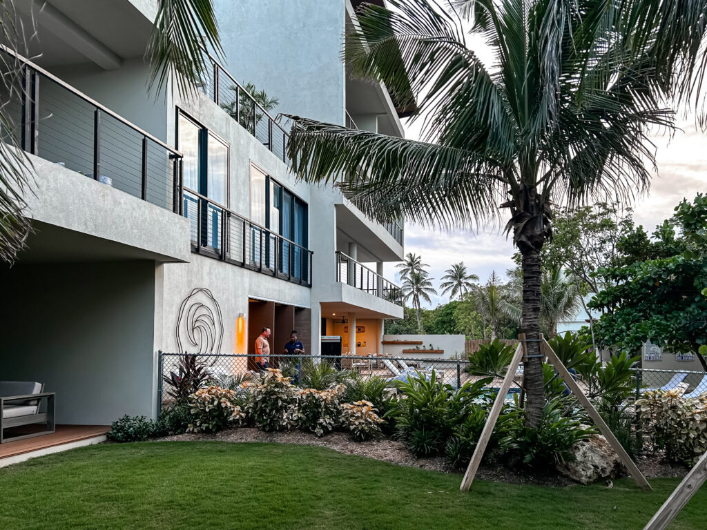 área externa do hotel Vida