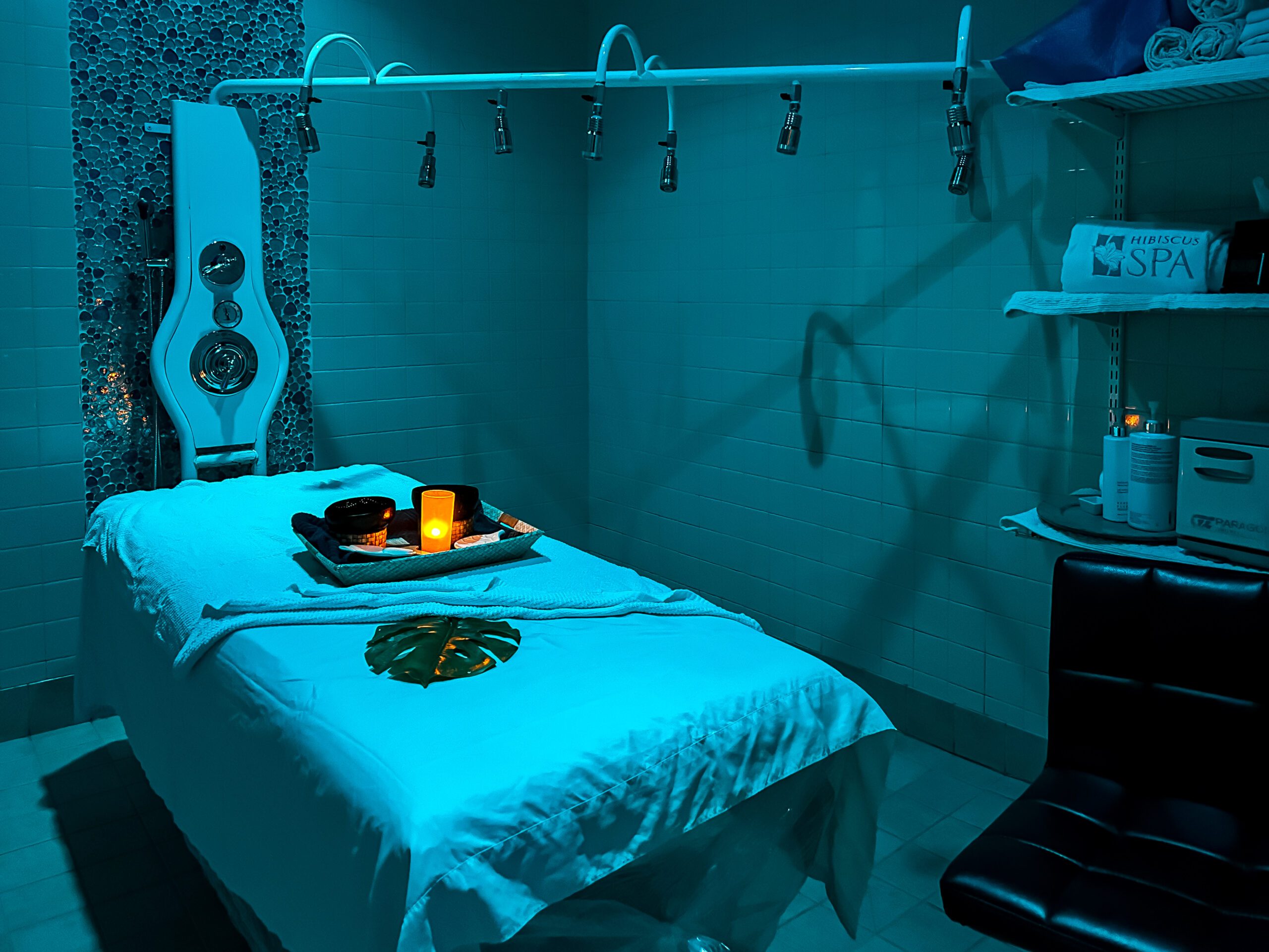 Sala de massagem do The Westin Grand Cayman Seven Mile Beach Resort & Spa Sala de massagem do The Westin Grand Cayman Seven Mile Beach Resort & Spa