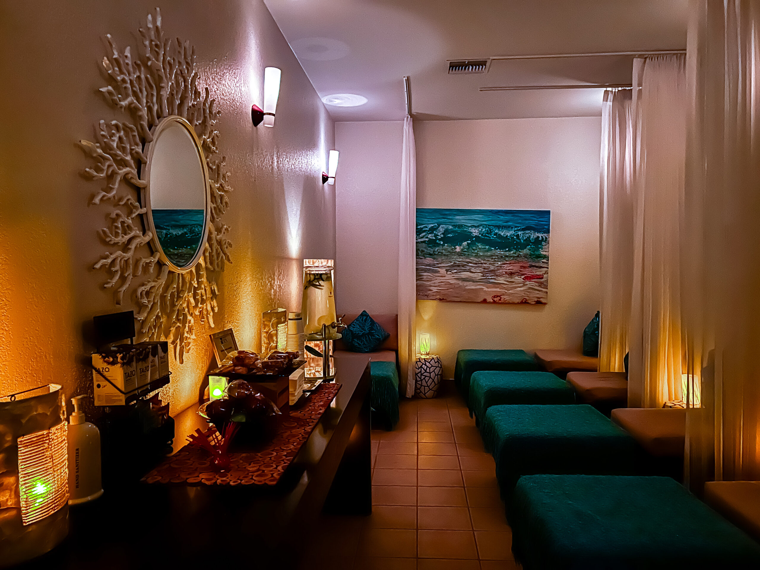 Sala de relaxamento do The Westin Grand Cayman Seven Mile Beach Resort & Spa Sala de relaxamento do The Westin Grand Cayman Seven Mile Beach Resort & Spa