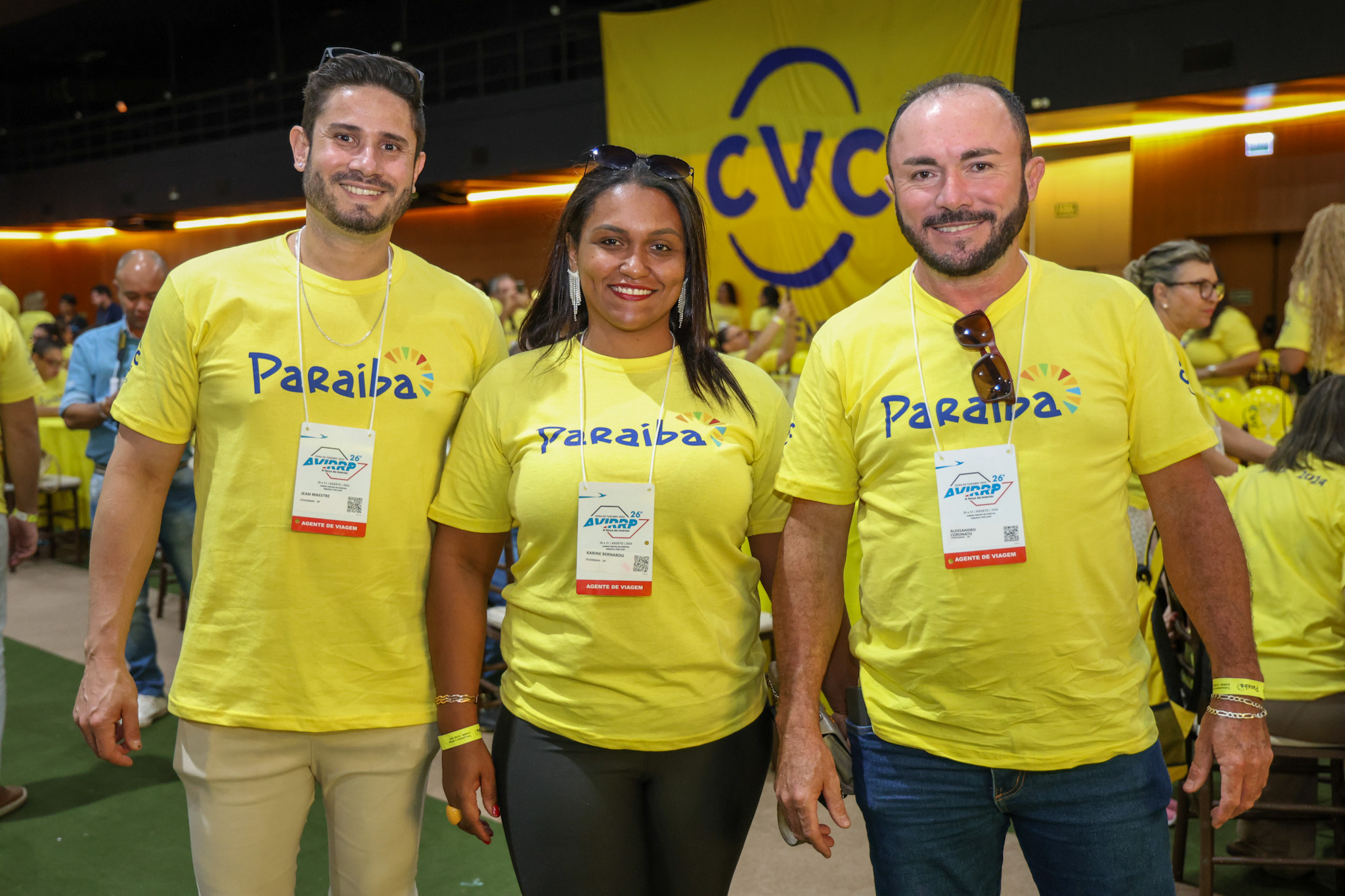 Jean Maestre, Karine Bernardo e Alessandro Coronato, da Alessandro Turismo