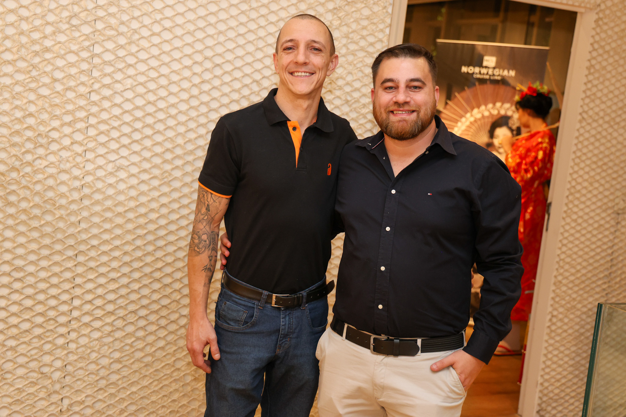 Jonas Dahmer da BestBuy e Gustavo Benetti da NCL