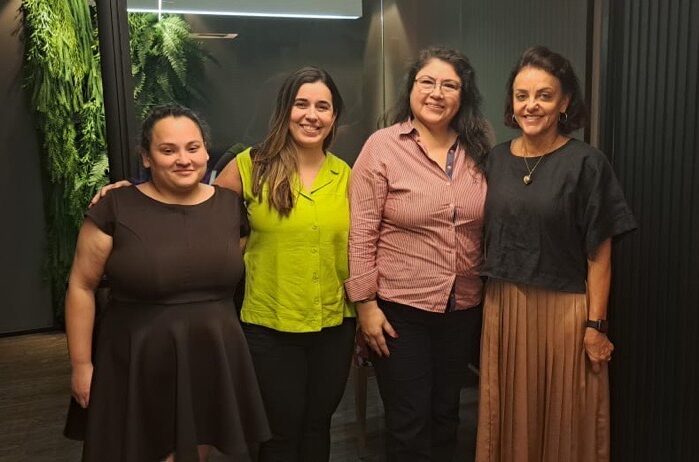BestBuy Travel lança campanha de vendas para o Peru com premiação para agentes de viagens 1 Laís Ribeiro, Jéssica Moraes, da BestBuy Travel; Milagros Ochoa, da Promperú e Nice van Oorschot, da BestBuy Travel (Divulgação:Best Buy)