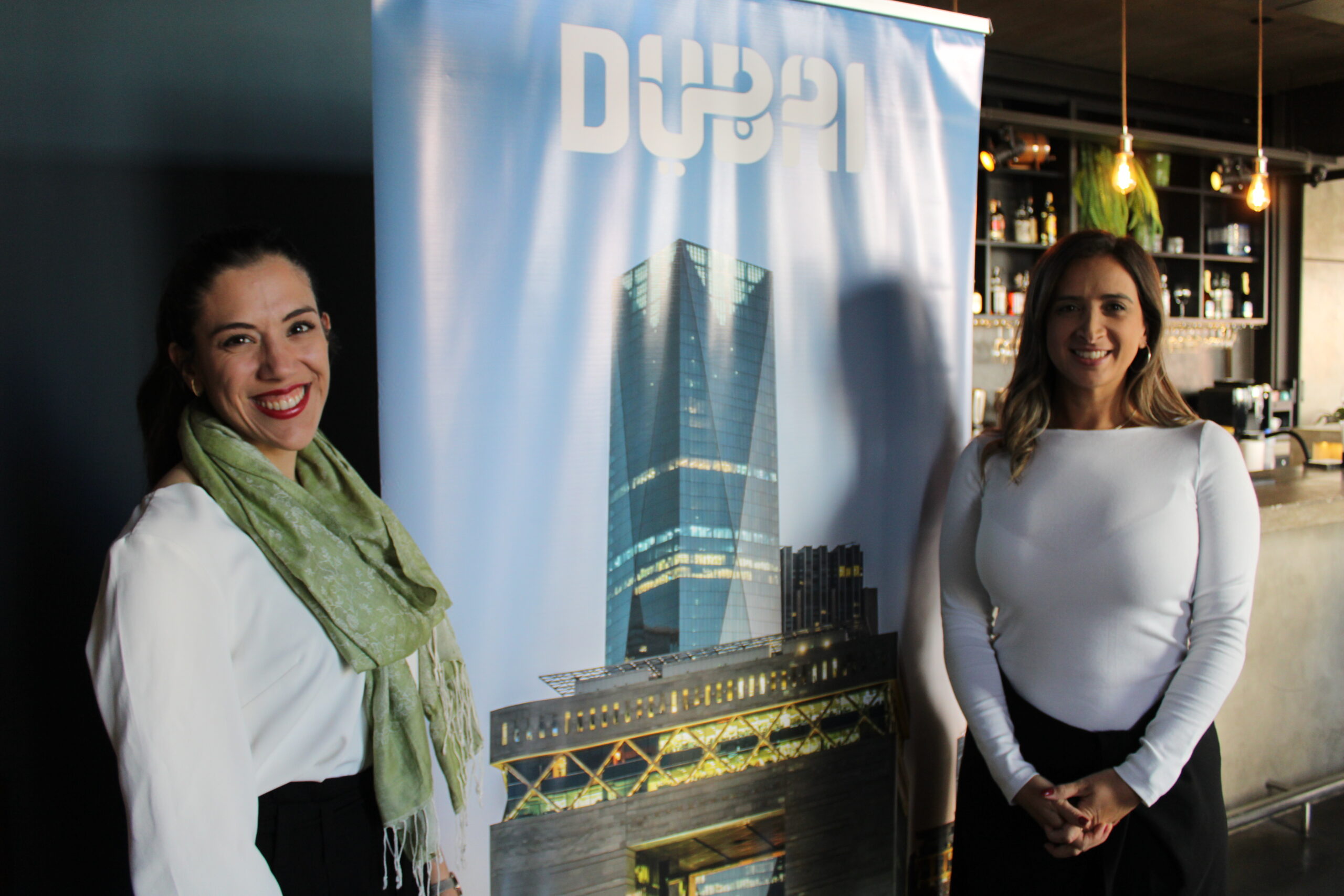 Larissa Di Donato e Cibele Moulin, do turismo de Dubai Larissa Di Donato e Cibele Moulin, do turismo de Dubai