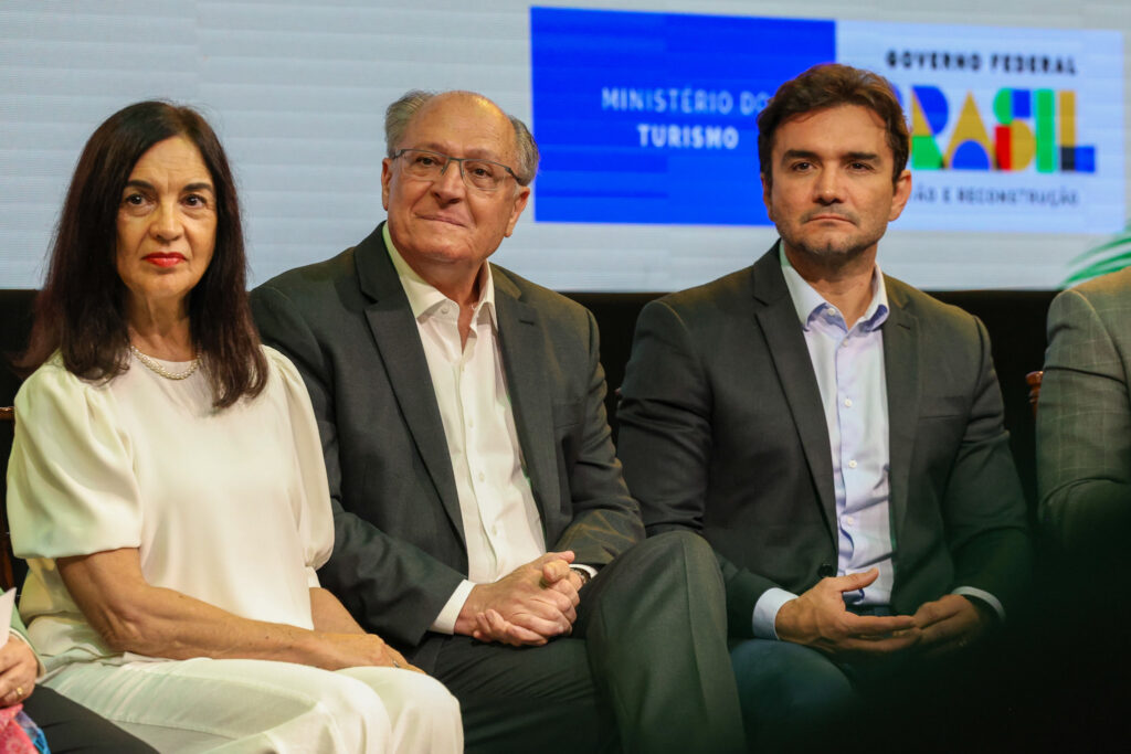 Lu Alckmin, Geraldo Alckmin e o ministro Celso Sabino Lu Alckmin, Geraldo Alckmin e o ministro Celso Sabino