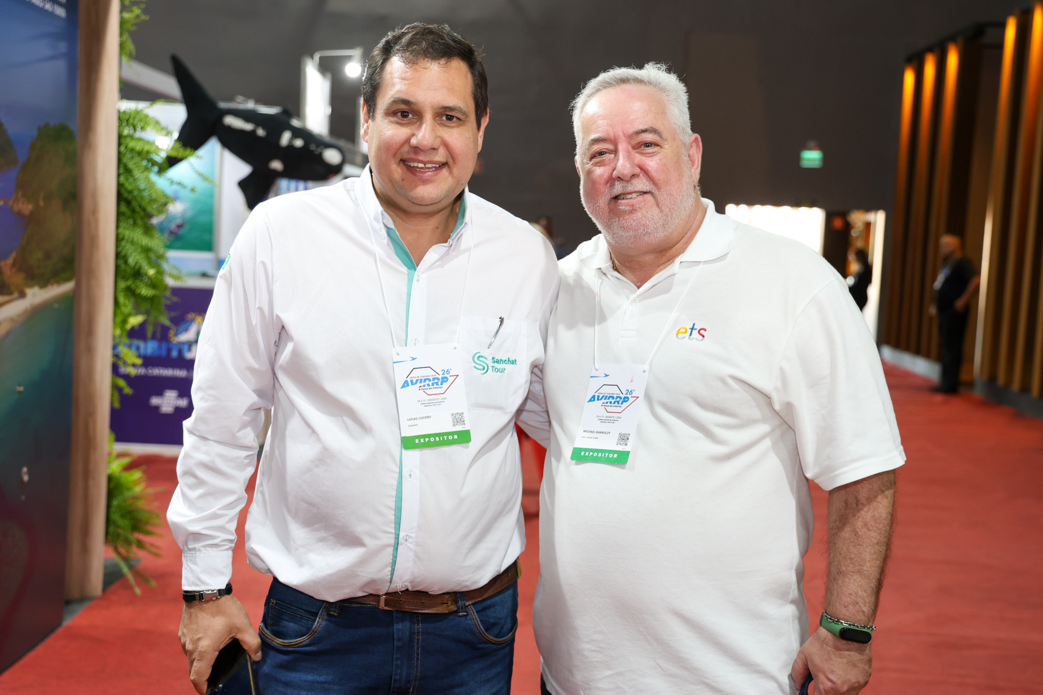 Lucas Lucero, da Sanchat e Michael Barkoczy, da ETS￼