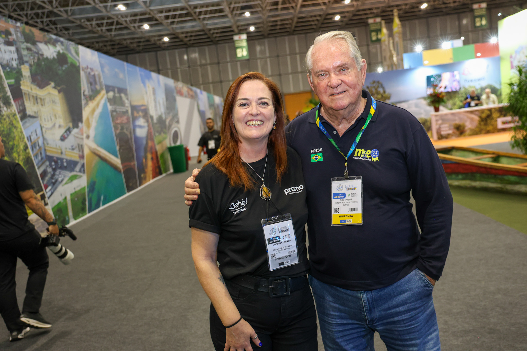 Luciana Canto, da Salt DMC e Roy Taylor, do M&E