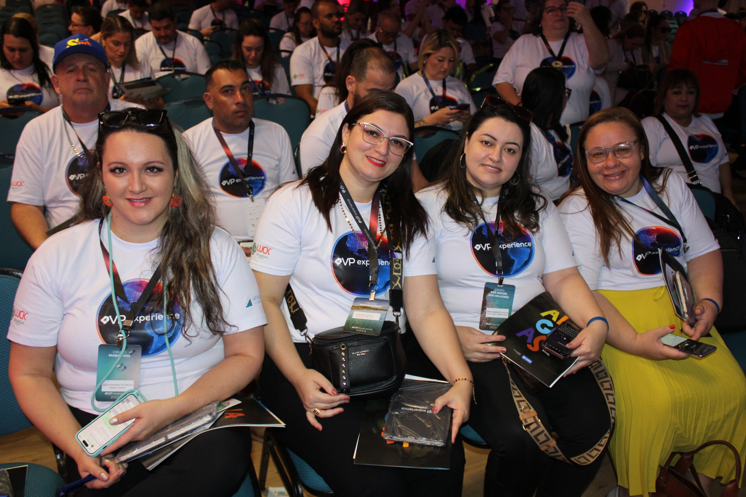 Maíra de Araujo, da Rosana Turismo, Girlanny Santos, da Desejo de Viajar, Marina Romão, da Belvedere Turismo e Raquel de Christo, da Ricviagens Maíra de Araujo, da Rosana Turismo, Girlanny Santos, da Desejo de Viajar, Marina Romão, da Belvedere Turismo e Raquel de Christo, da Ricviagens