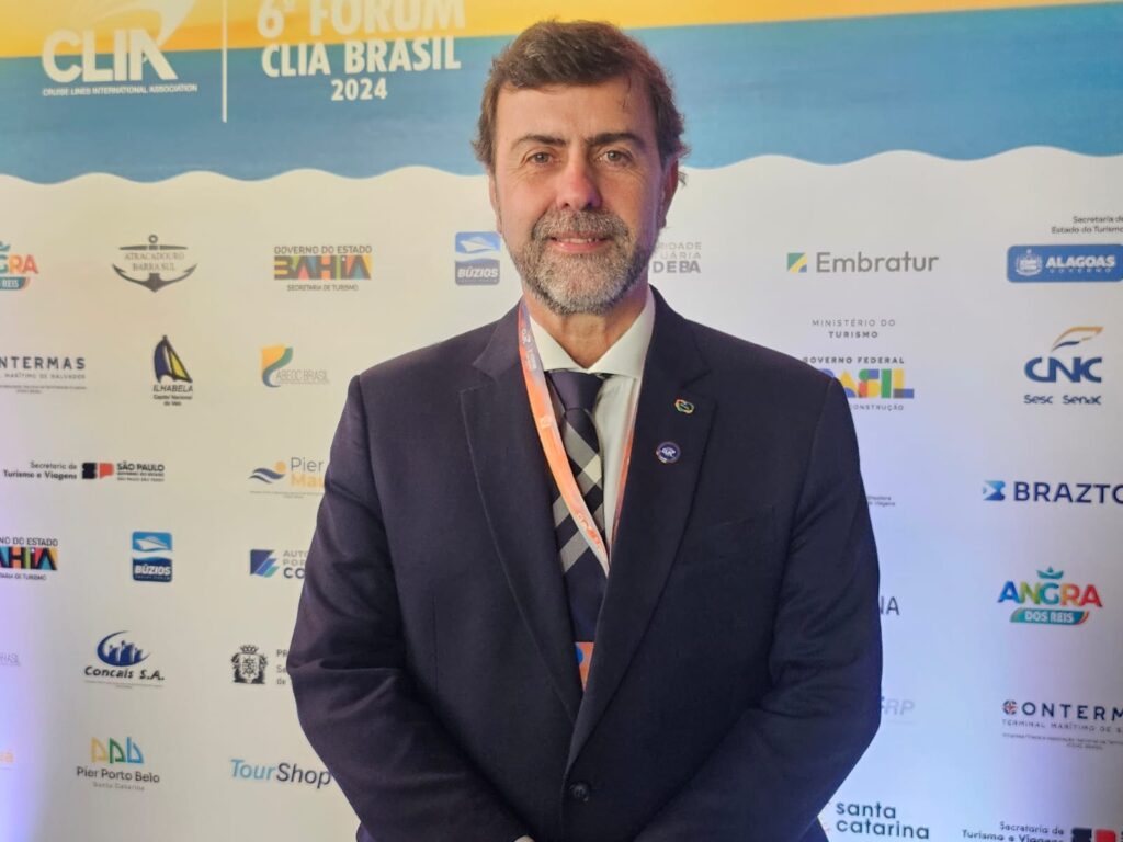 Embratur intensifica promoção da Temporada de Cruzeiros brasileira em campanhas no exterior 1 Marcelo Freixo presidente da Embratur Embratur intensifica promoção da Temporada de Cruzeiros brasileira em campanhas no exterior