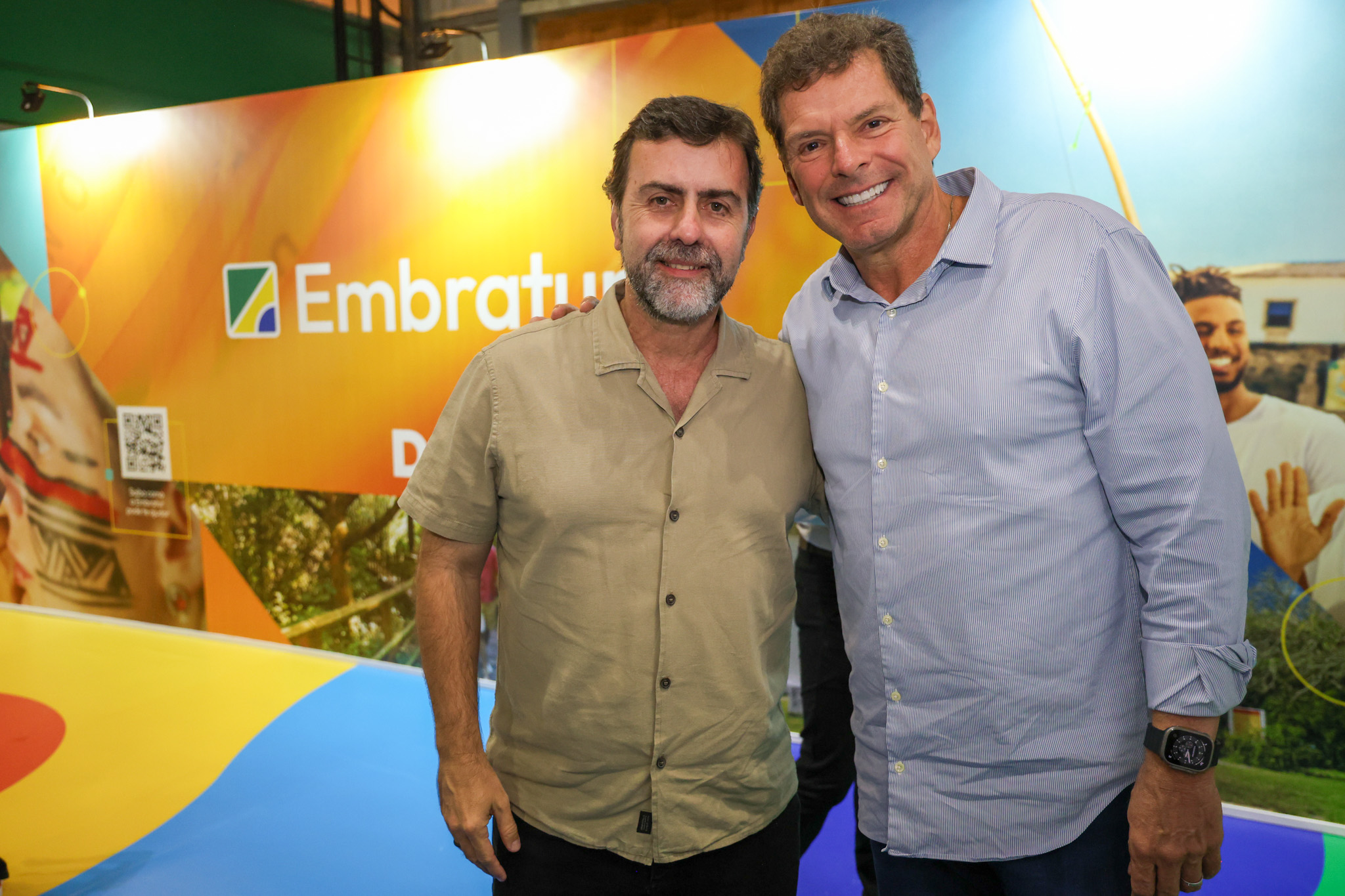 Marcelo Freixo, presidente da Embratur e Alexandre Acioli, idealizador do Roxy Marcelo Freixo, presidente da Embratur e Alexandre Acioli, idealizador do Roxy