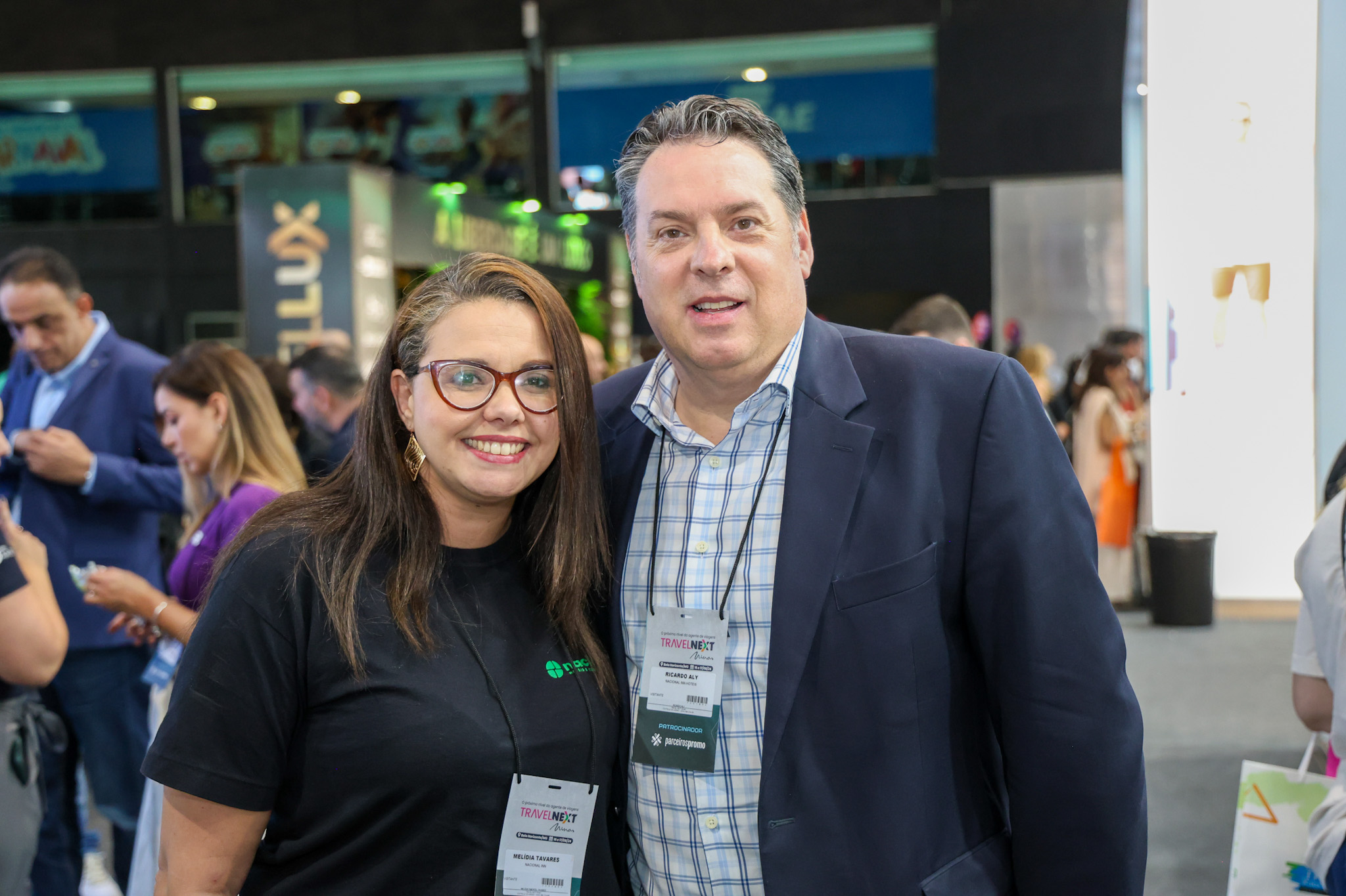 Melídia Tavares e Ricardo Aly, da Nacional Inn Melídia Tavares e Ricardo Aly, da Nacional Inn