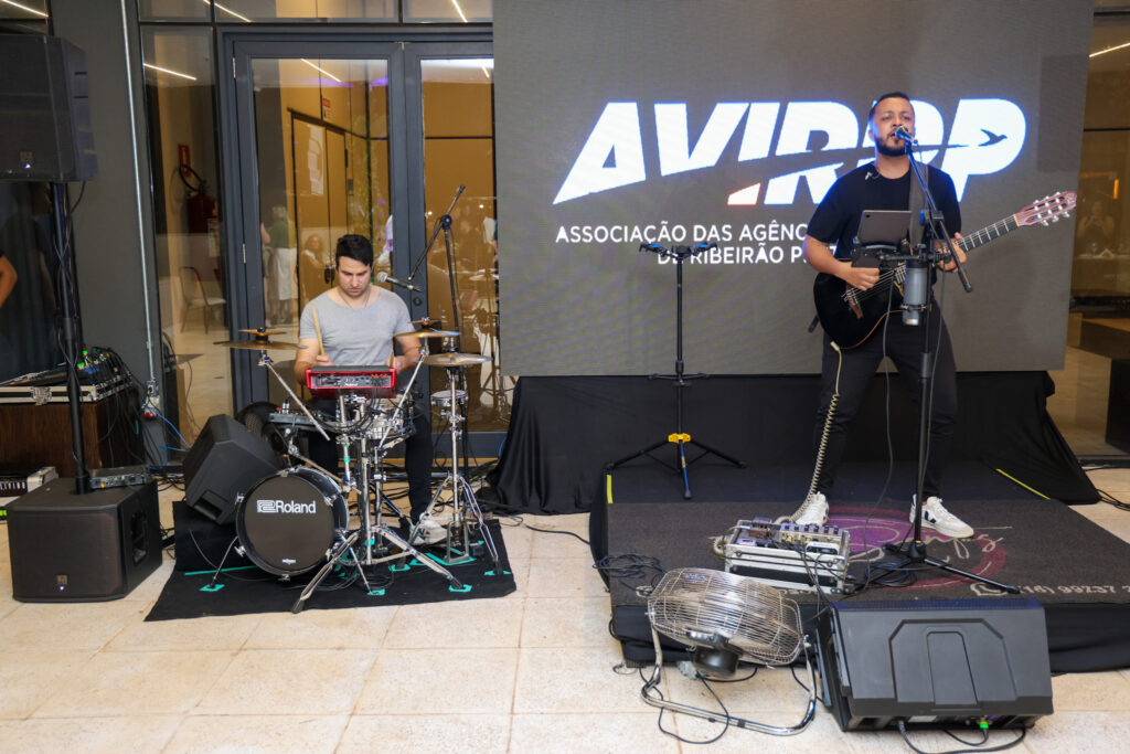 Música ao vivo no coquetel