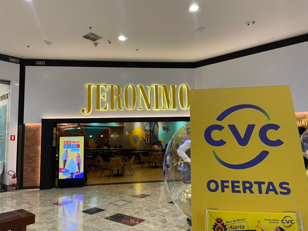 Novo quiosque fica em frente ao Jeronimo, na parte clássica do Shopping