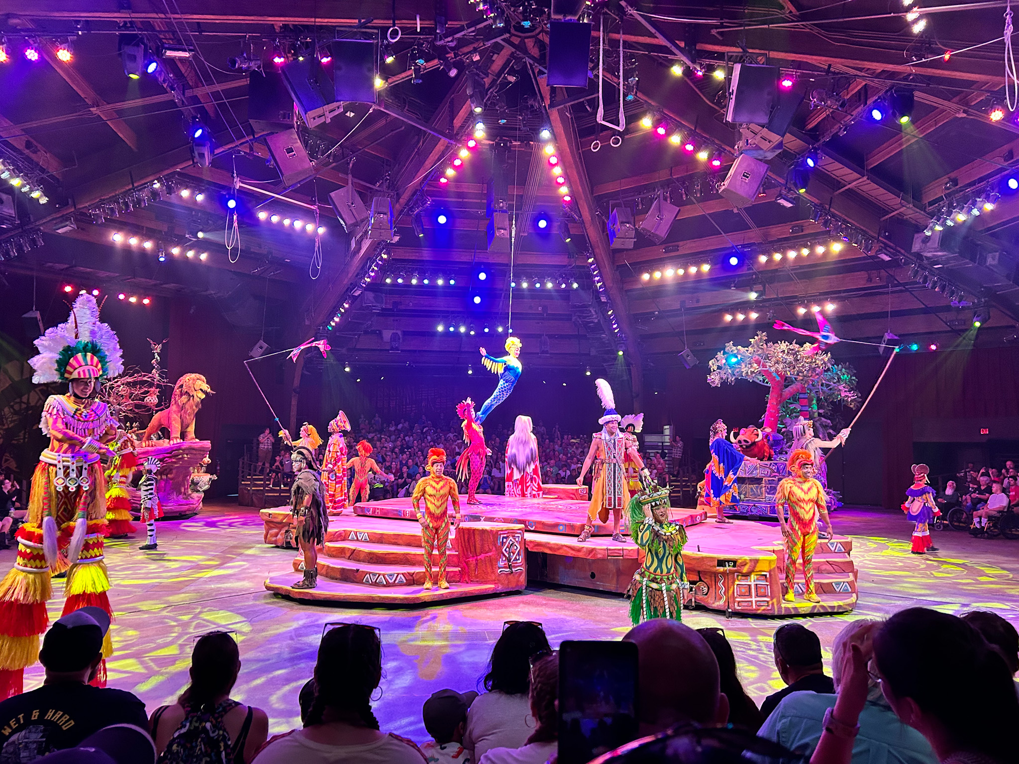 O show do Rei Leão é um musical inspirado no filme clássico da Disney O show do Rei Leão é um musical inspirado no filme clássico da Disney