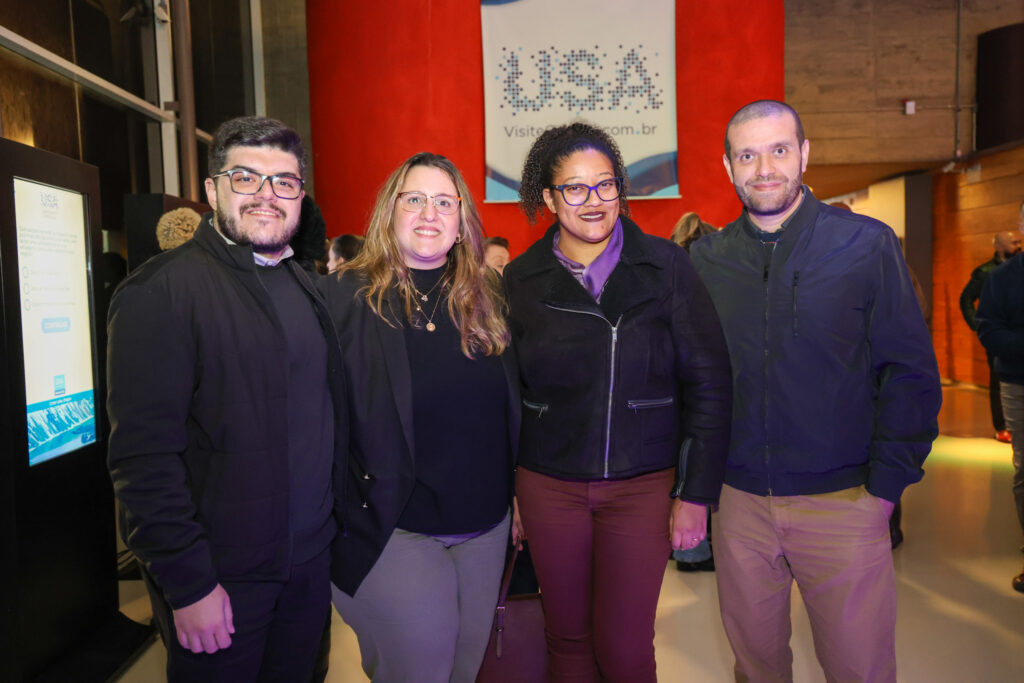Paulo Biondo, Carolina Gusson, Rita Guimarães e Renato Silva, da CVC Corp