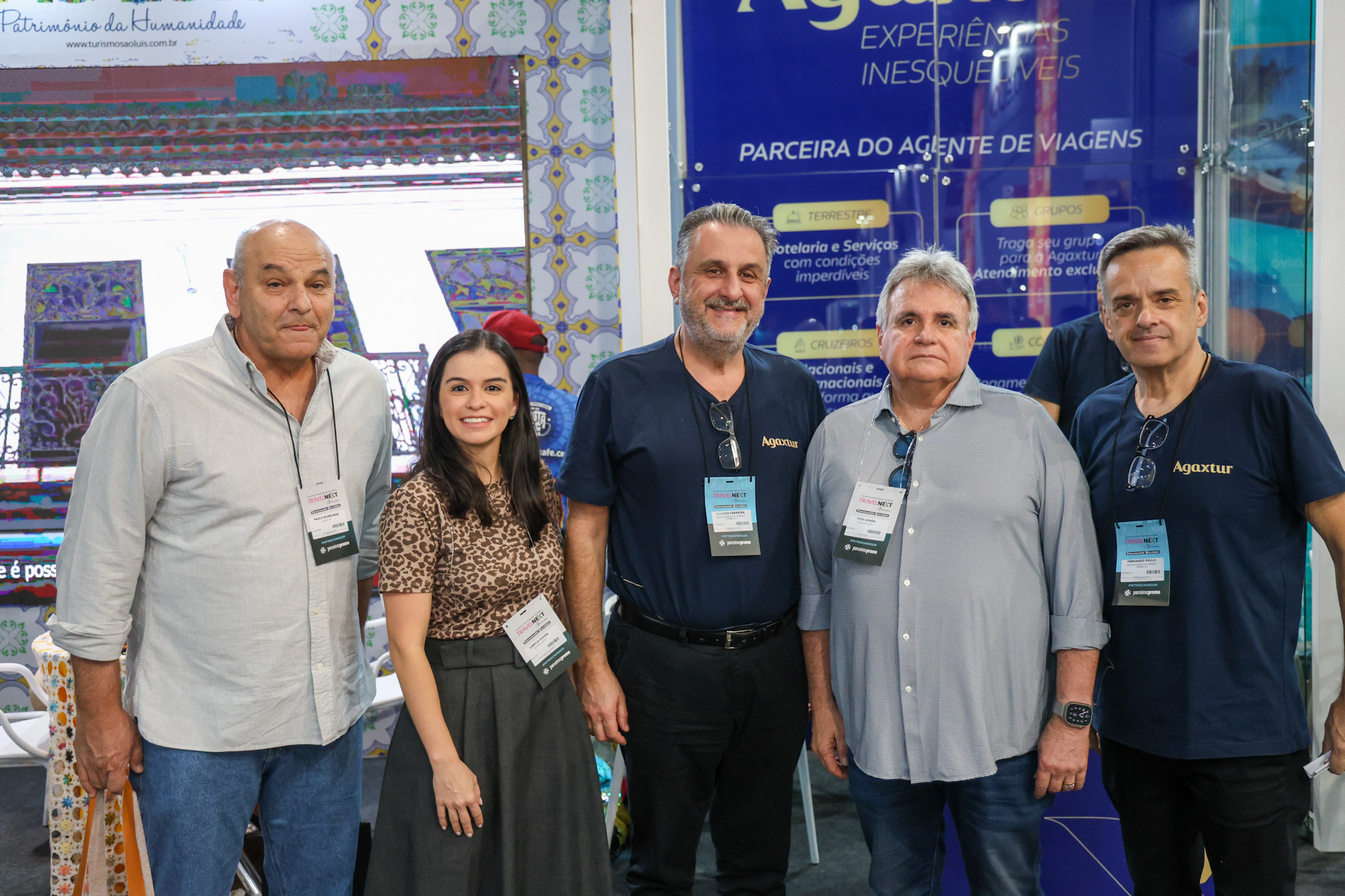 Paulo Kugelmas, da Setur-AL, Camila Uchôa, da Paru Boutique Hotel, Clayton Armelin, da Agaxtur, Tito Uchôa, do Alagoas Luxury e Fernando Paulo, da Agaxtur Paulo Kugelmas, da Setur-AL, Camila Uchôa, da Paru Boutique Hotel, Clayton Armelin, da Agaxtur, Tito Uchôa, do Alagoas Luxury e Fernando Paulo, da Agaxtur