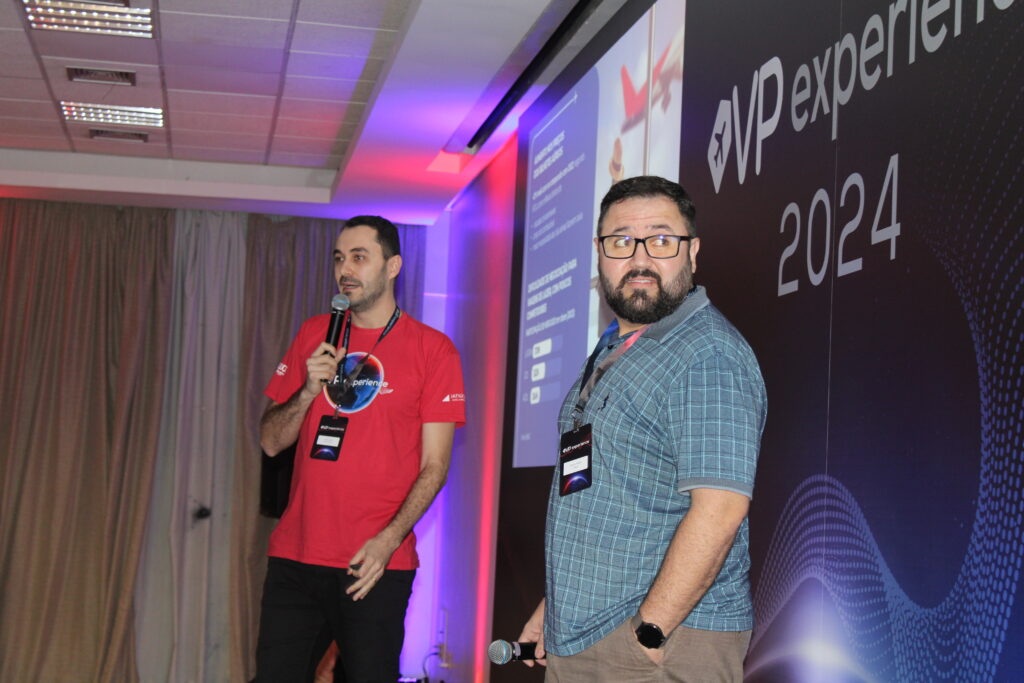 Rafael Ortiz, da VP com Samuel Pezzini, da Sideral