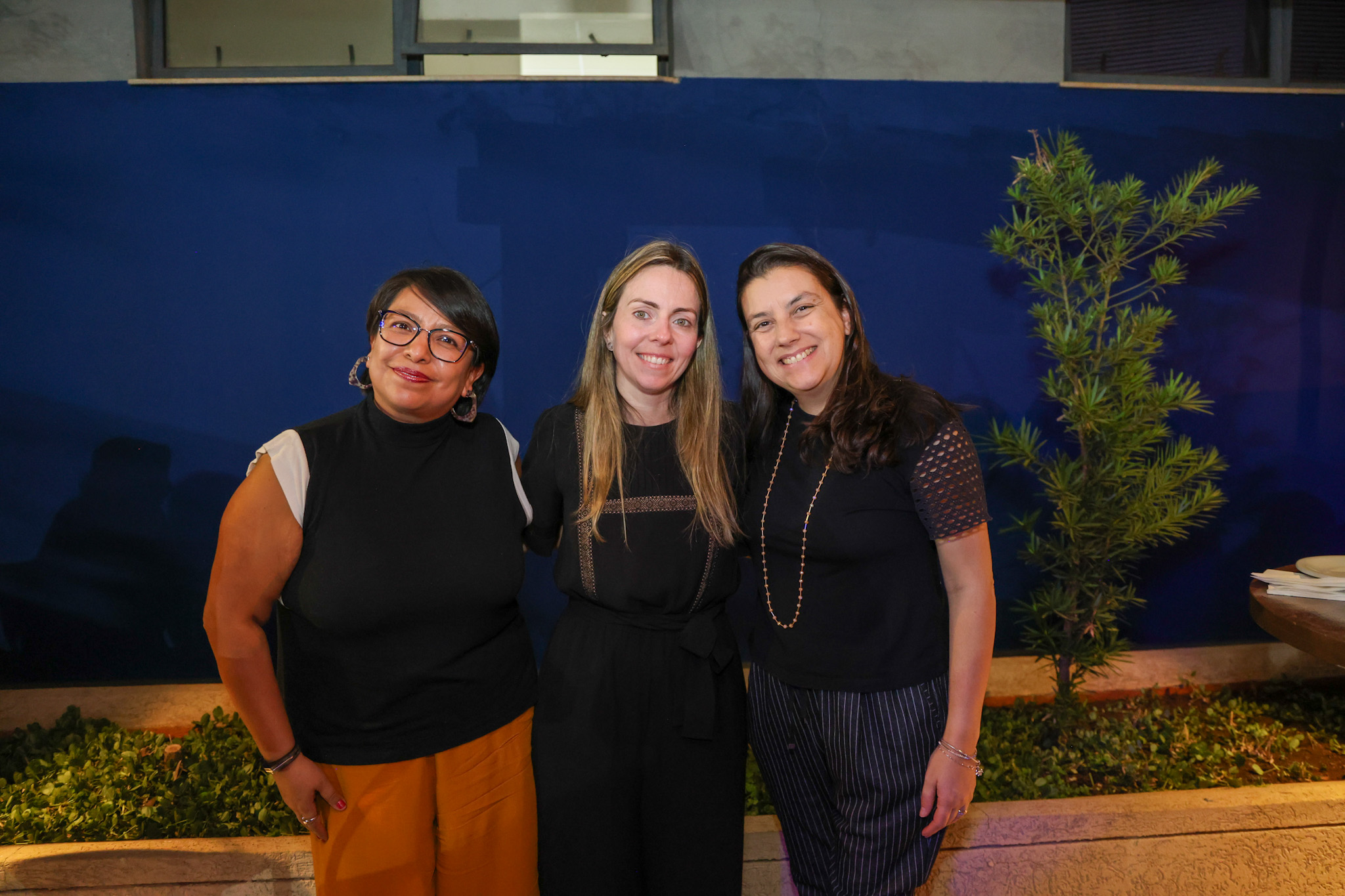 Raquel Ramires, do Posadas, Mariana Mendonça e Manoela Almeida, da Soccer Hospitality
